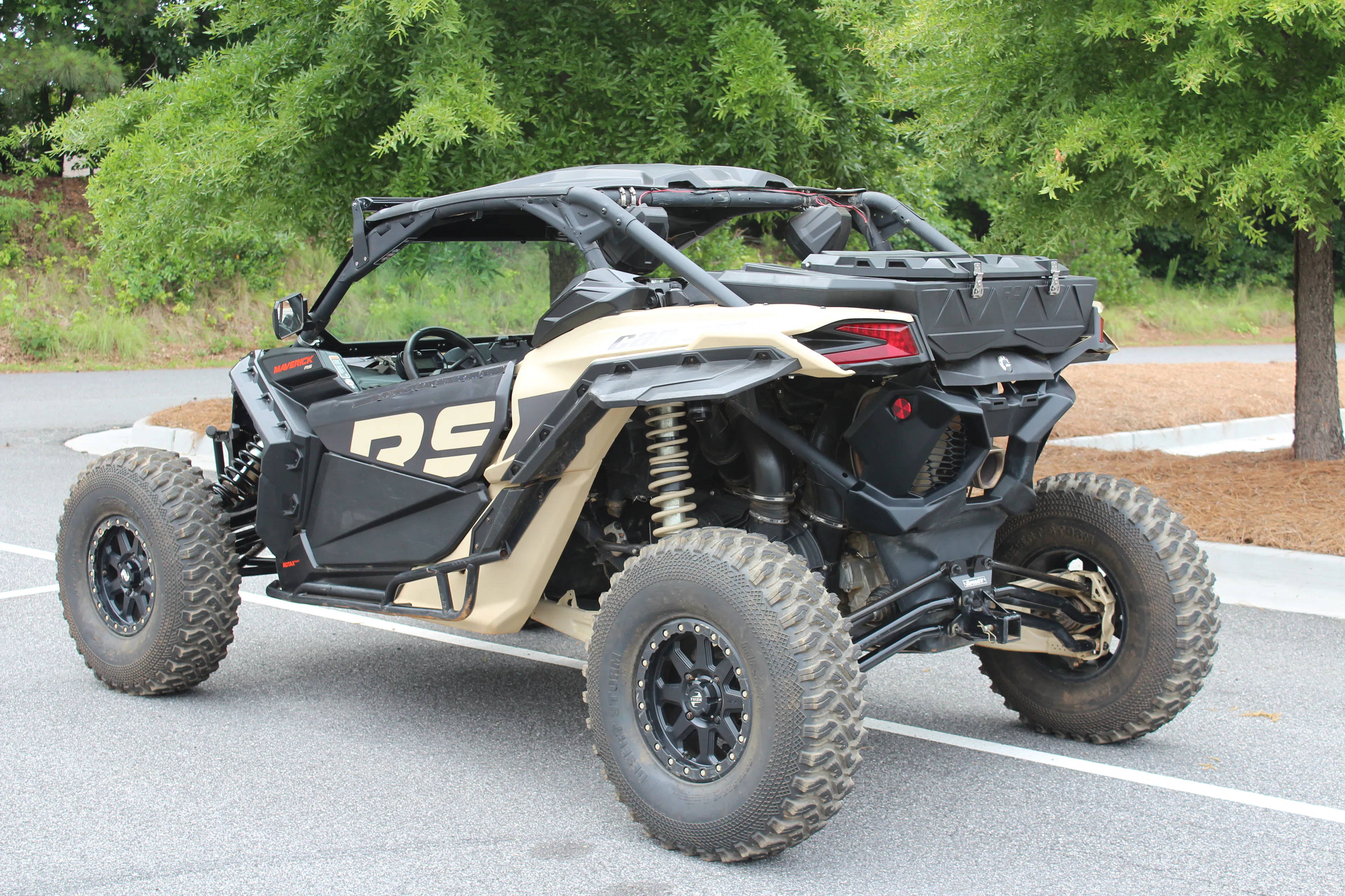 2021 Can-Am Maverick X3 RS Turbo R driver rear 3/4 close