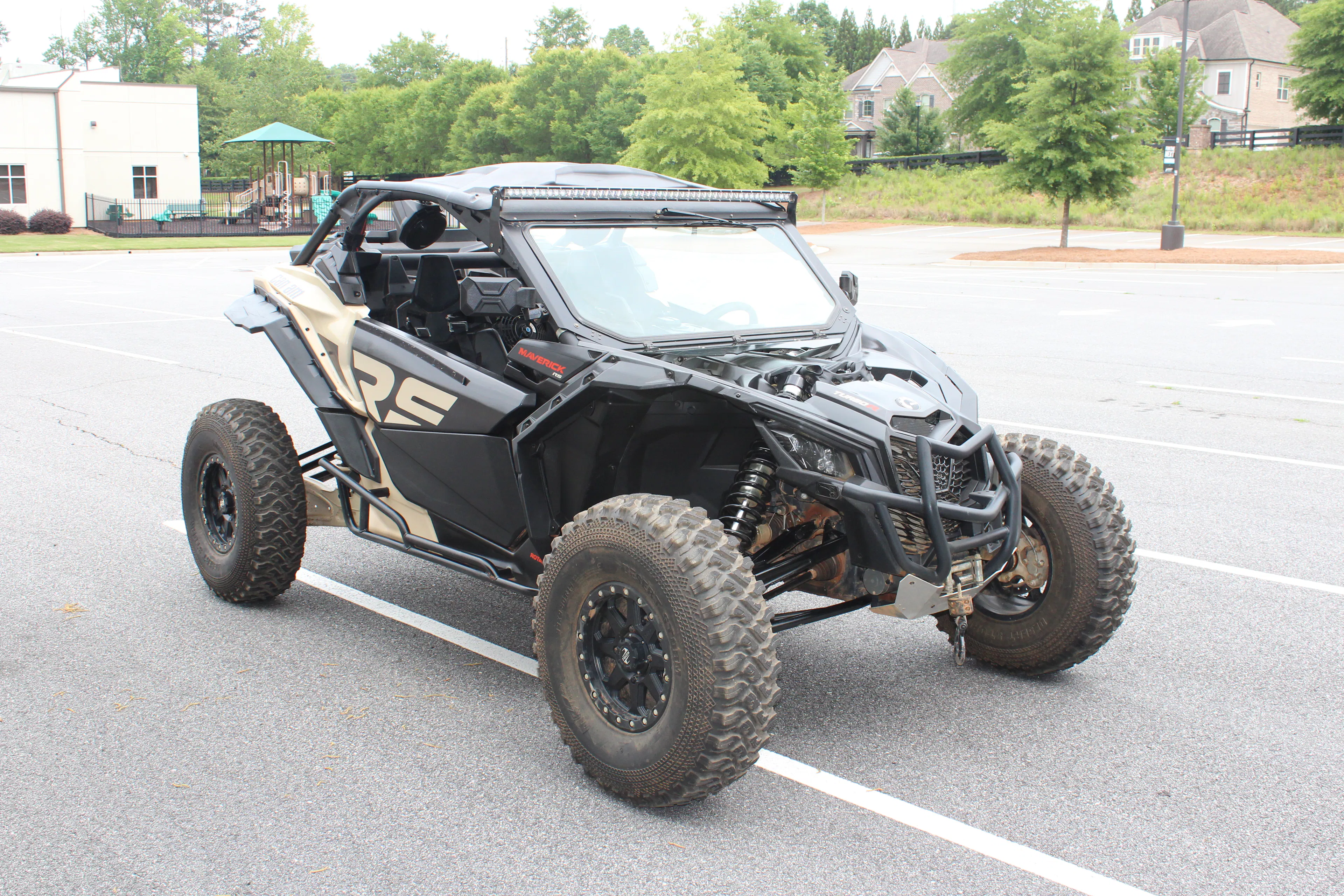 2021 Can-Am Maverick X3 RS Turbo R passenger front 3/4 far