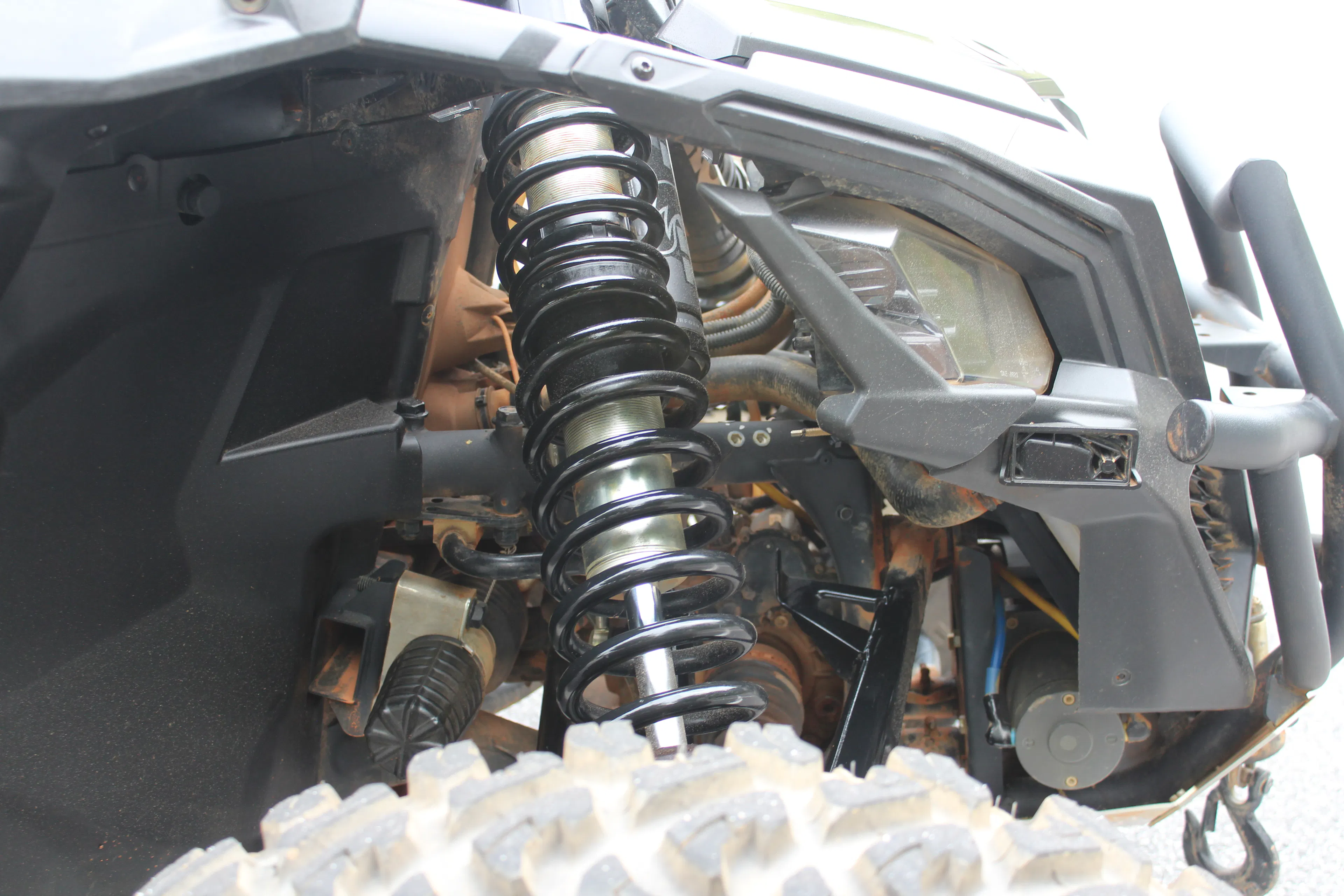 2021 Can-Am Maverick X3 RS Turbo R passenger front suspension 