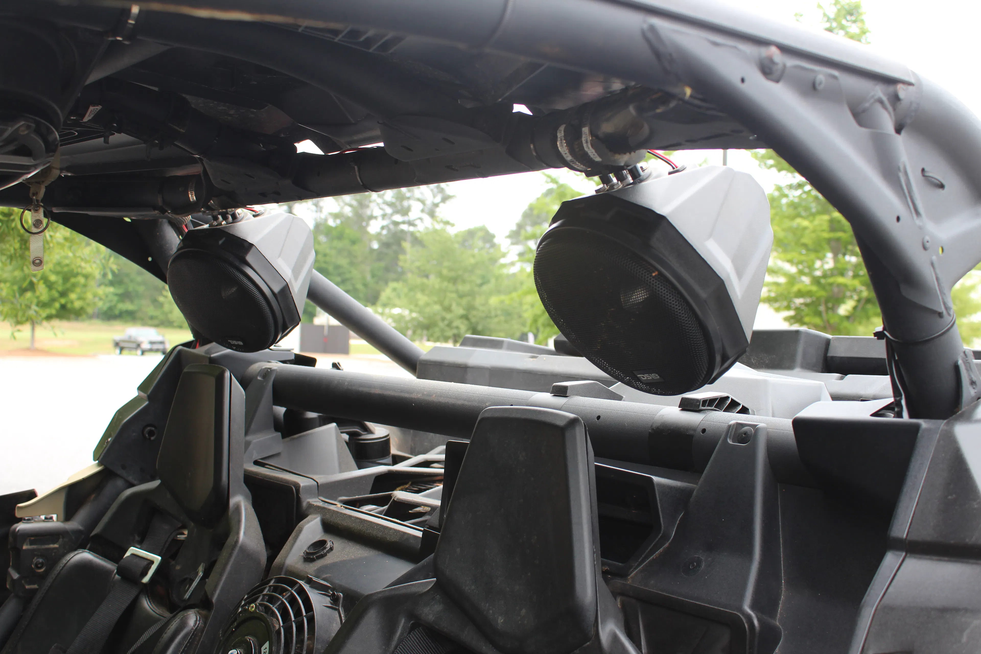 2021 Can-Am Maverick X3 RS Turbo R speakers zoomed out