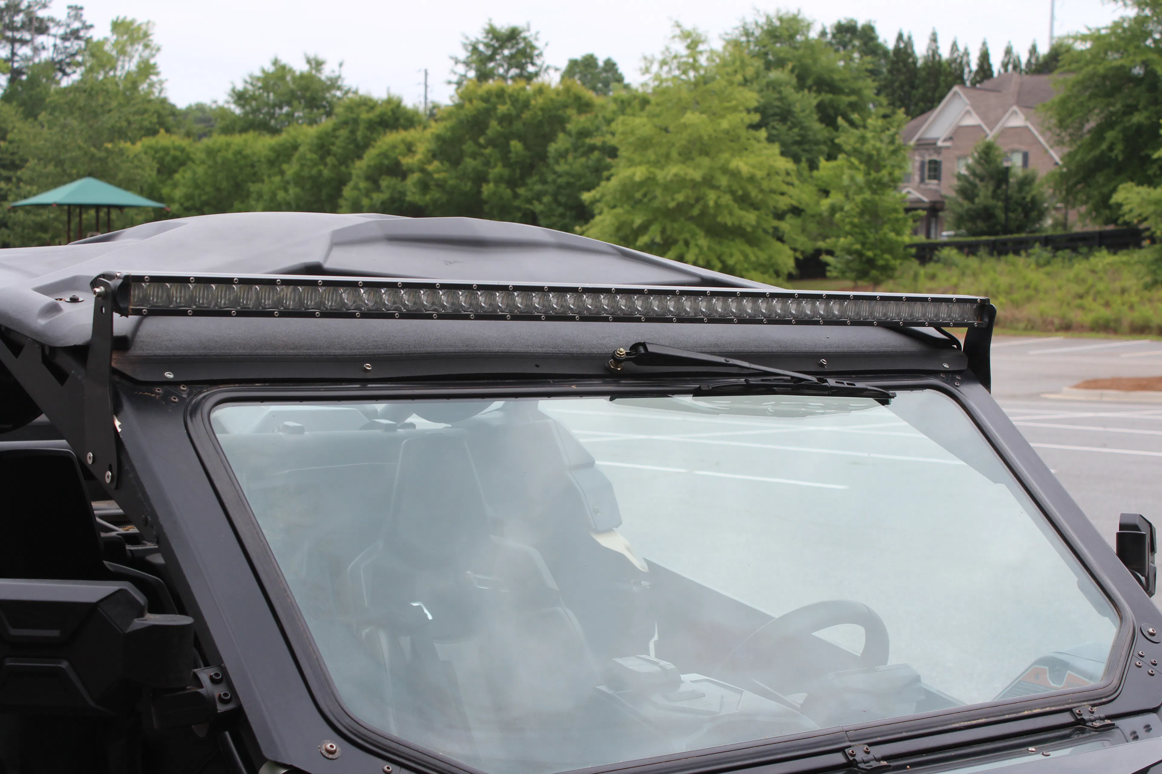 2021 Can-Am Maverick X3 RS Turbo R windshield close