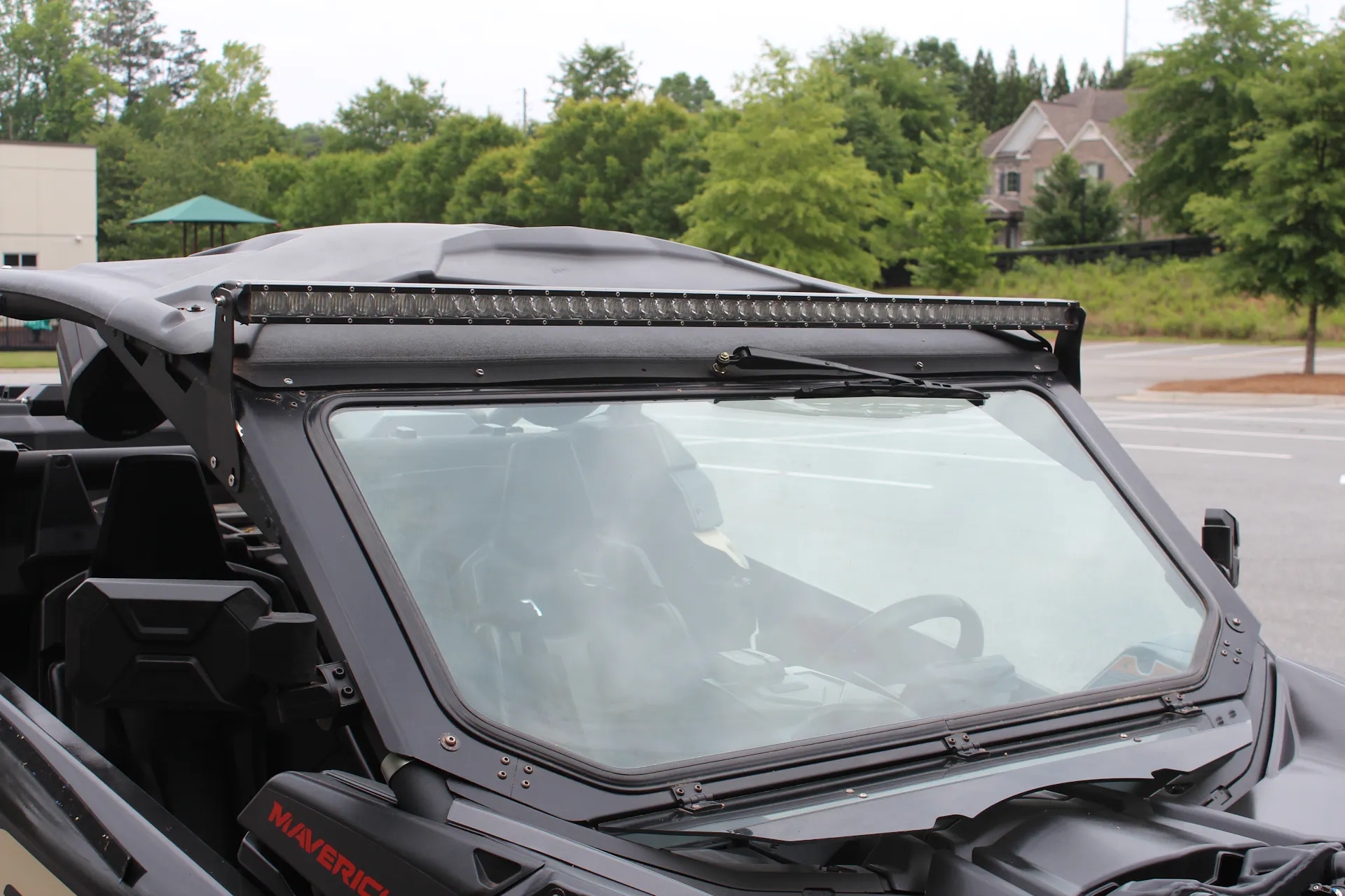 2021 Can-Am Maverick X3 RS Turbo R windshield zoomed out