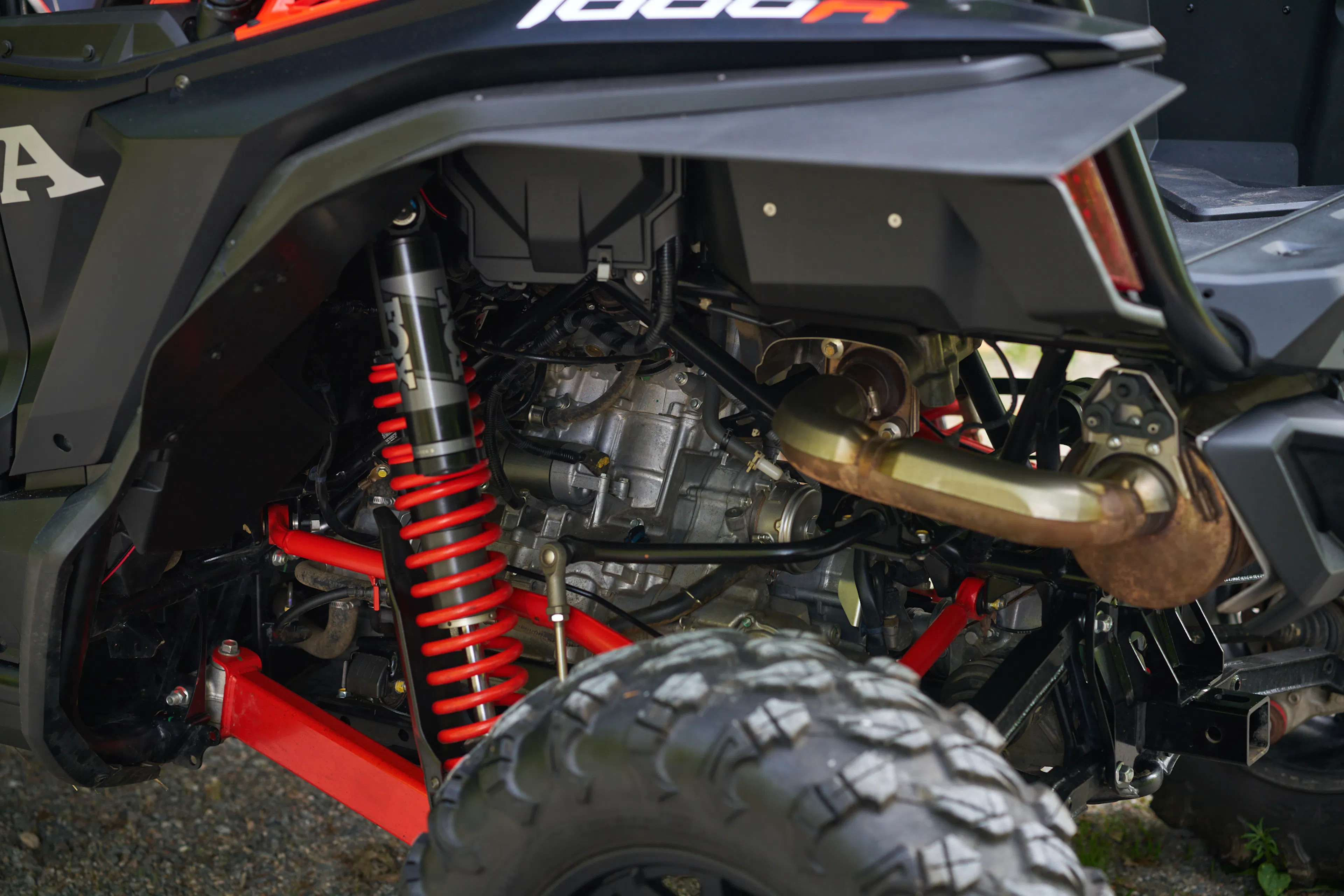 2023 Honda Talon 1000R driver side suspension rear