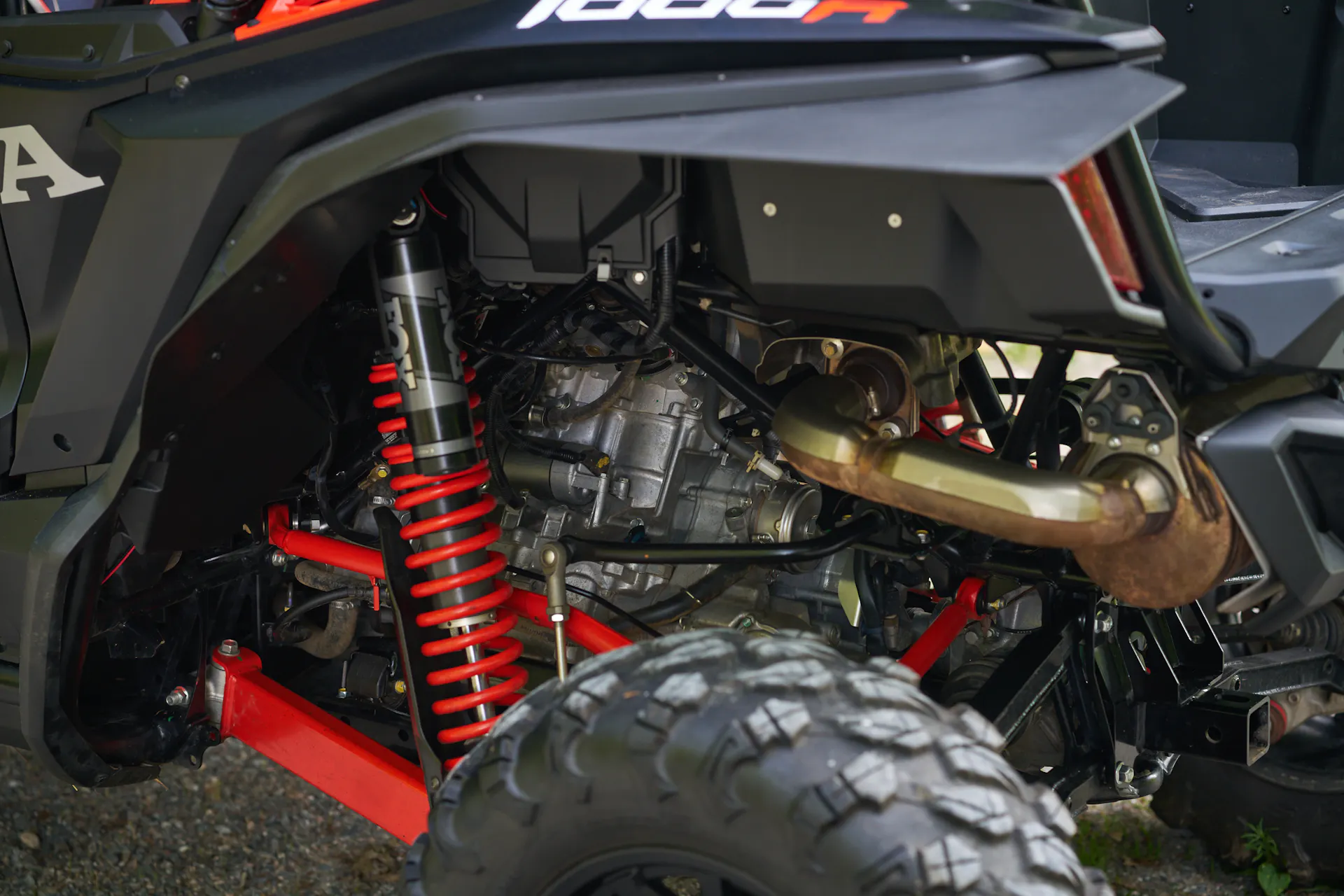 2023 Honda Talon 1000R driver side suspension rear