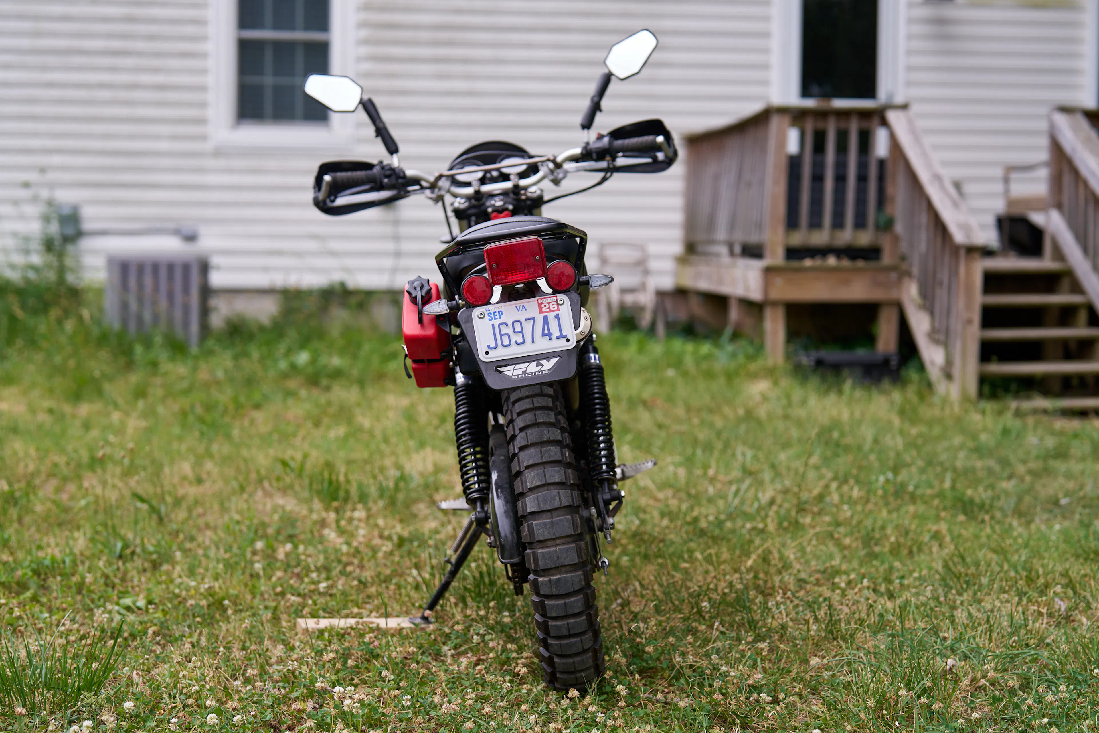 1980 Yamaha XT500 rear