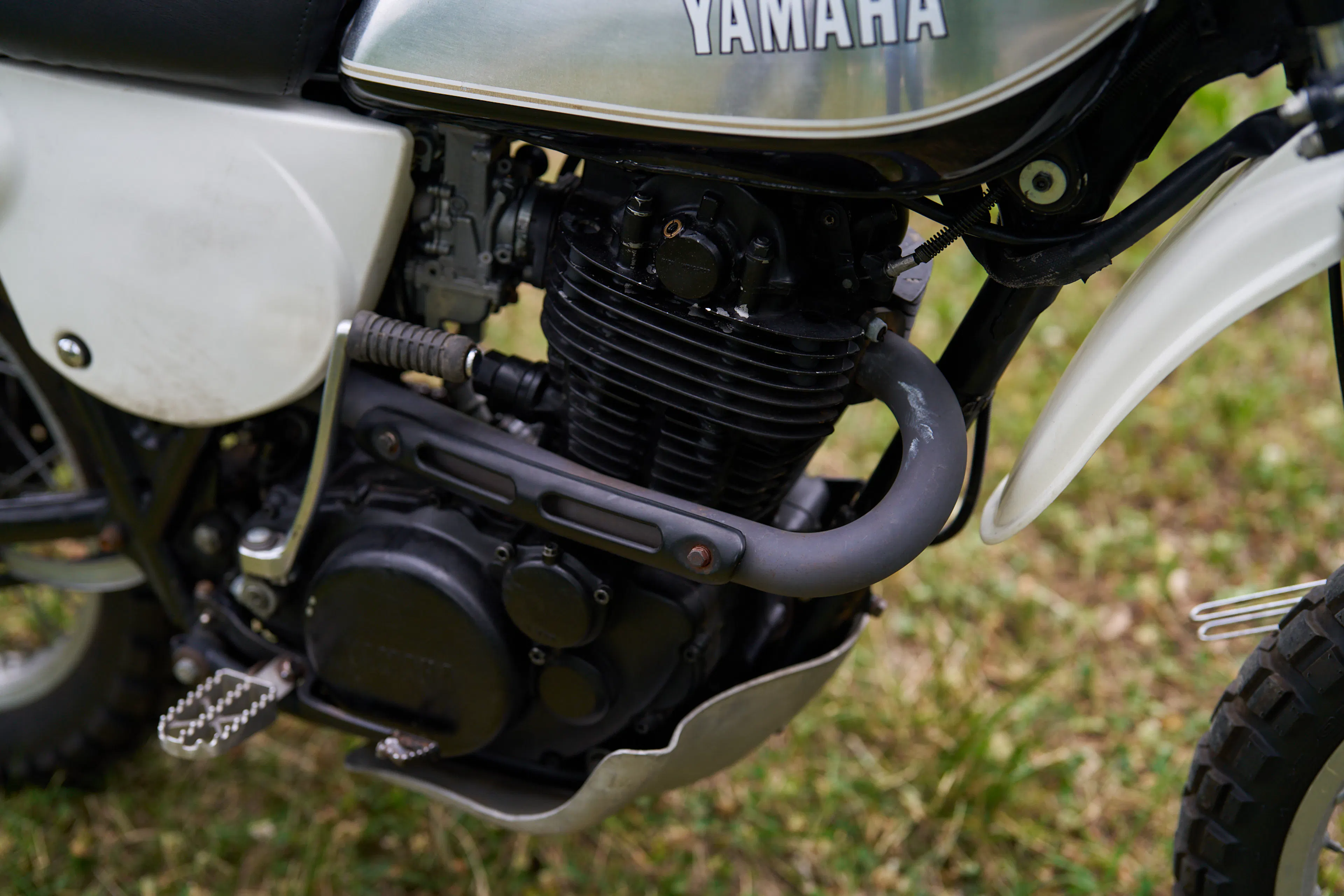 1980 Yamaha XT500 pipe