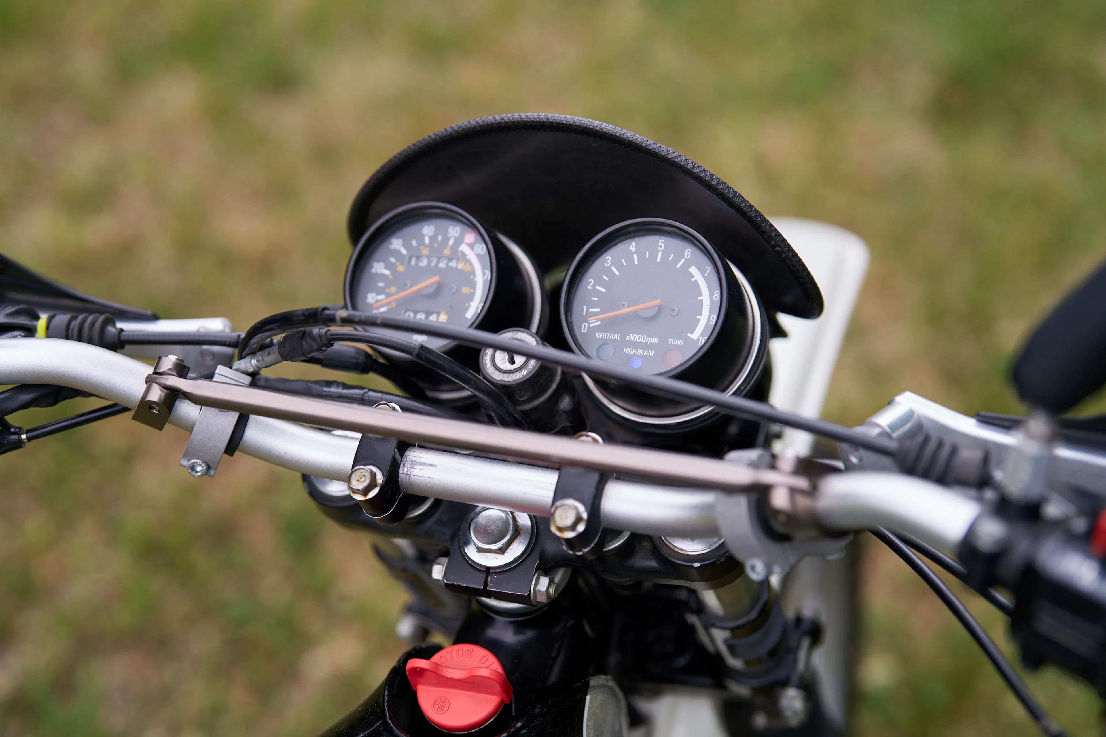 1980 Yamaha XT500 gauges