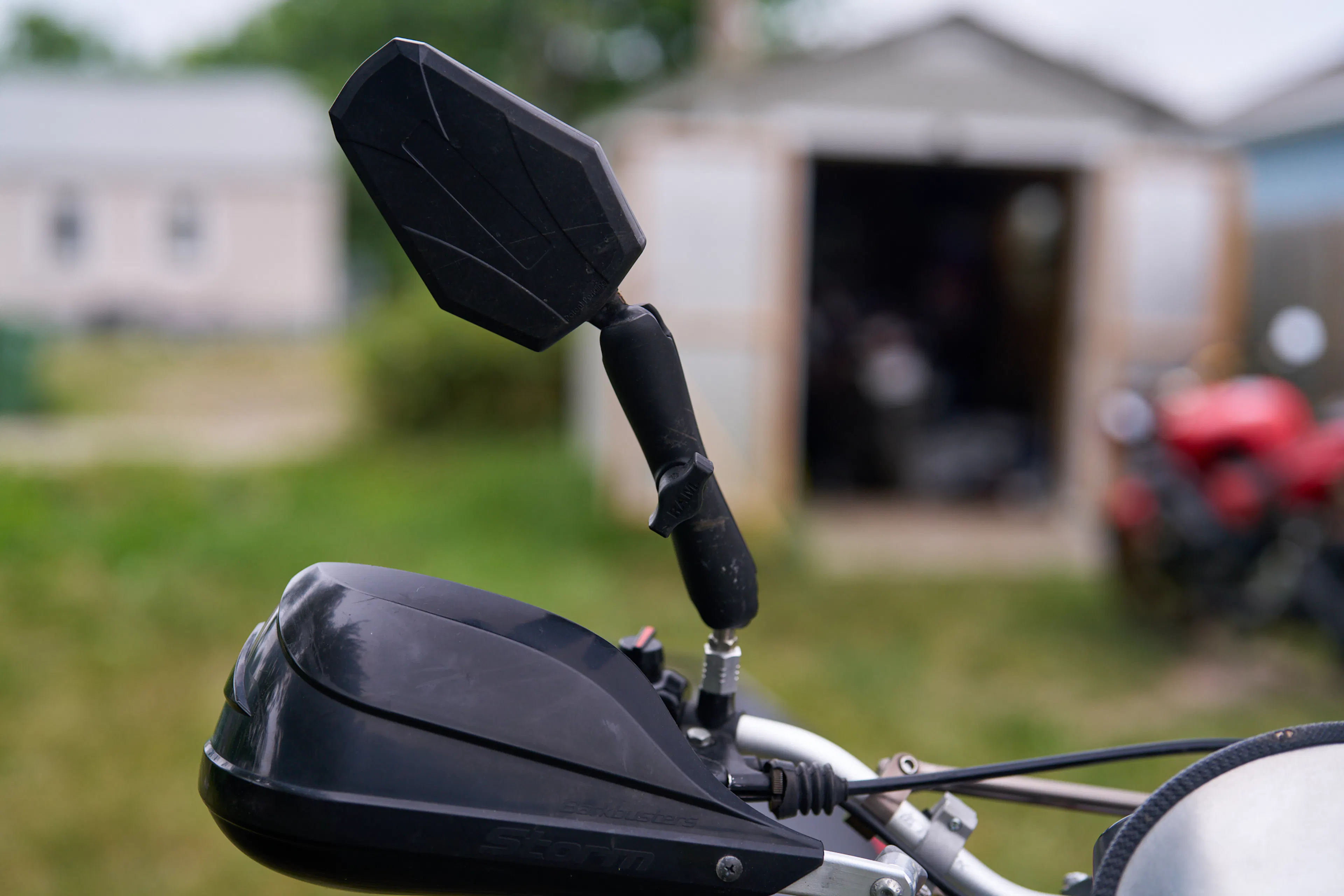 1980 Yamaha XT500 right mirror 2