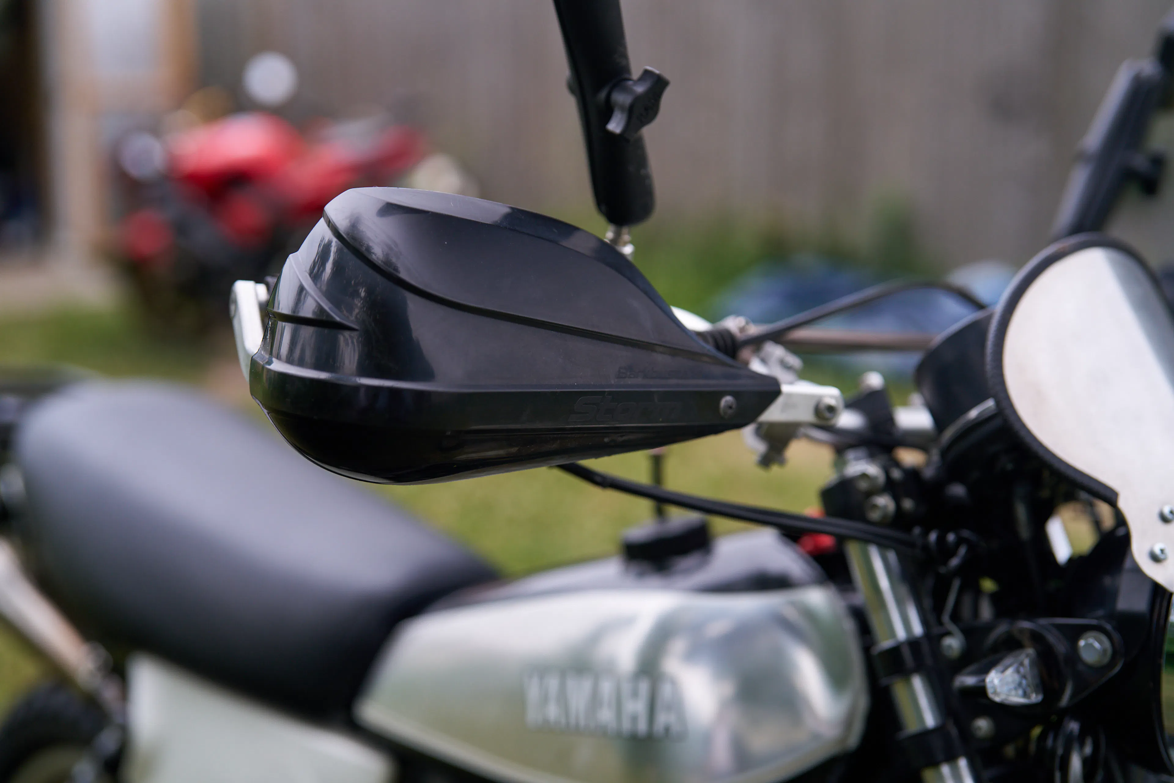1980 Yamaha XT500 right hand guard 2