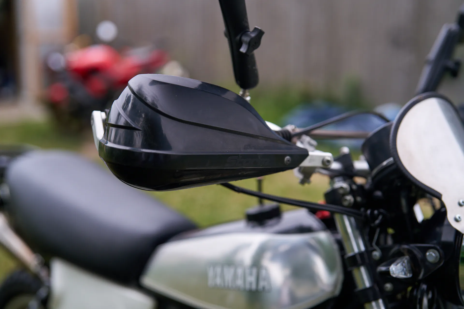 1980 Yamaha XT500 right hand guard 2