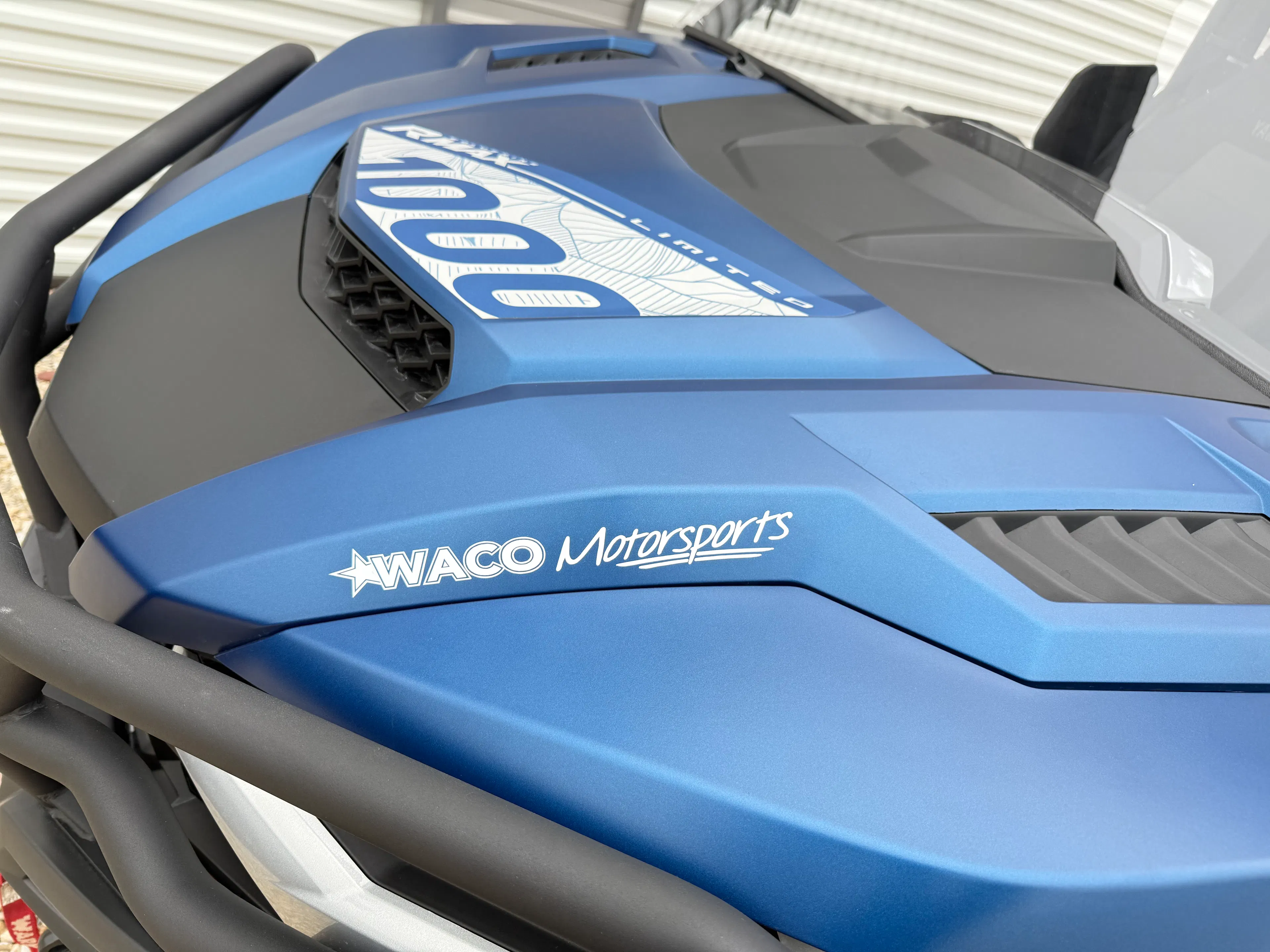 2025 Yamaha RMAX4 1000 hood decal detail 