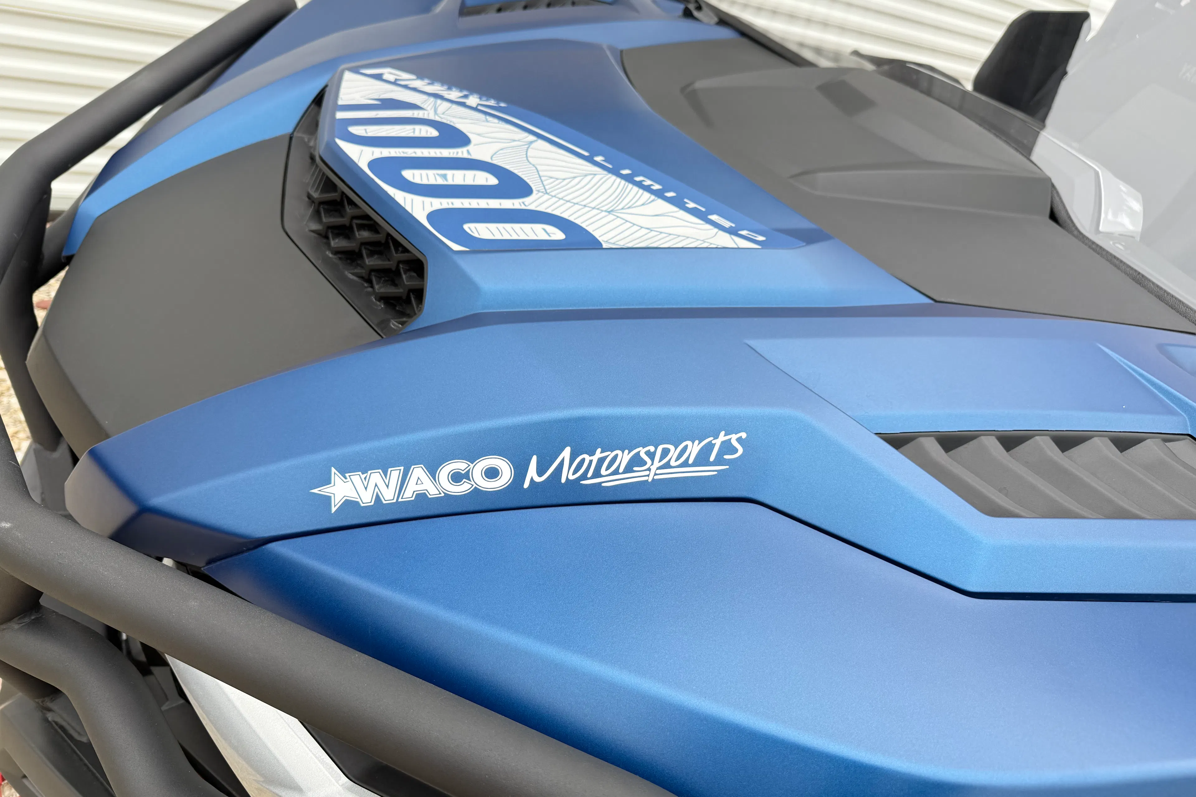 2025 Yamaha RMAX4 1000 hood decal detail
