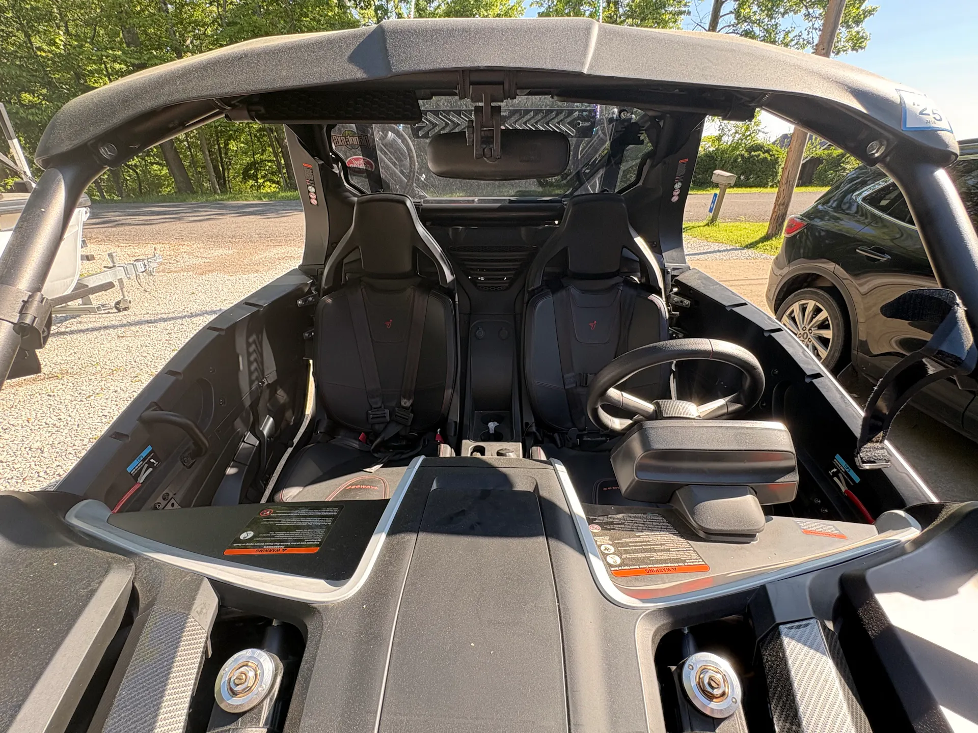 2024 Segway Villain front interior straight on