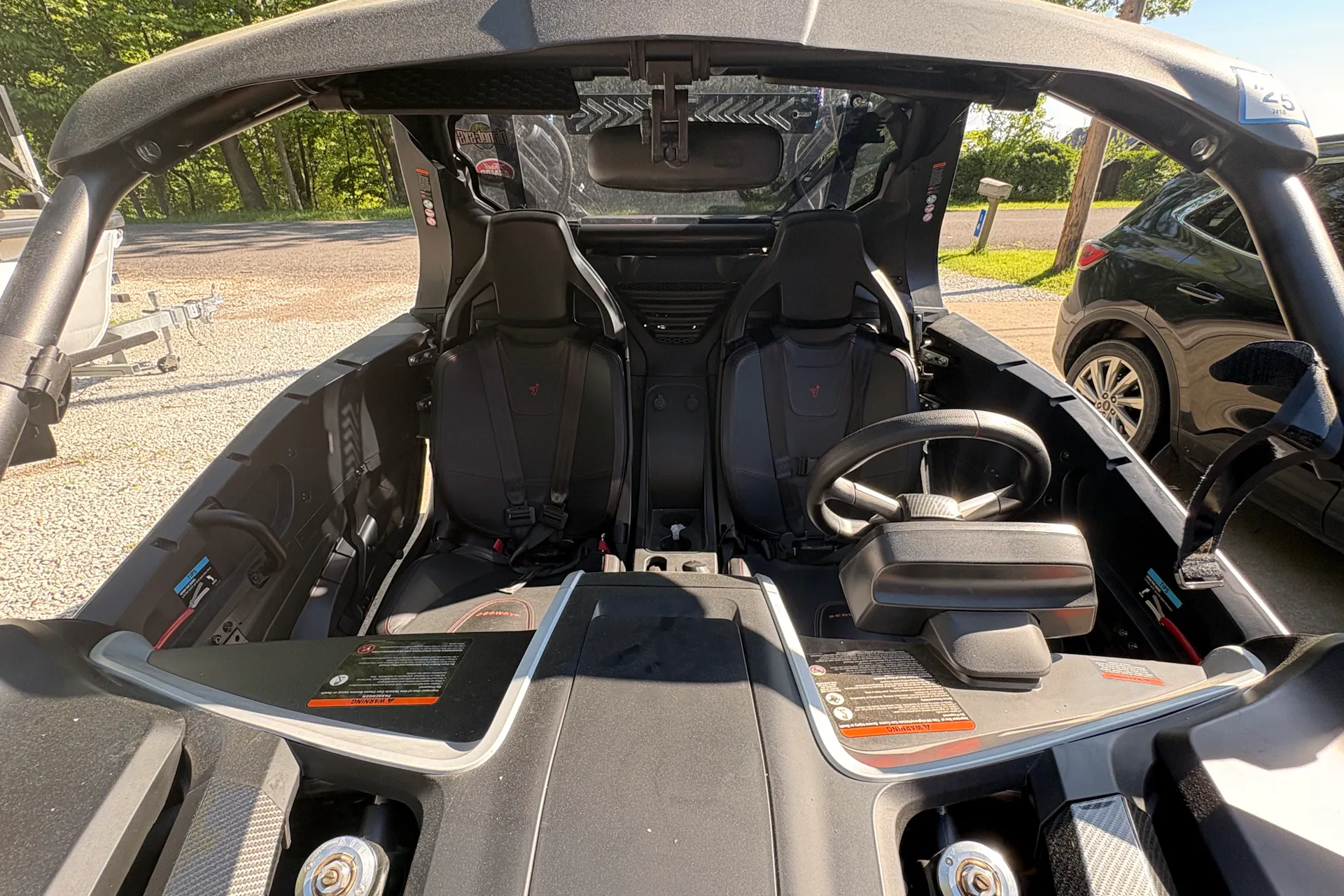 2024 Segway Villain front interior straight on