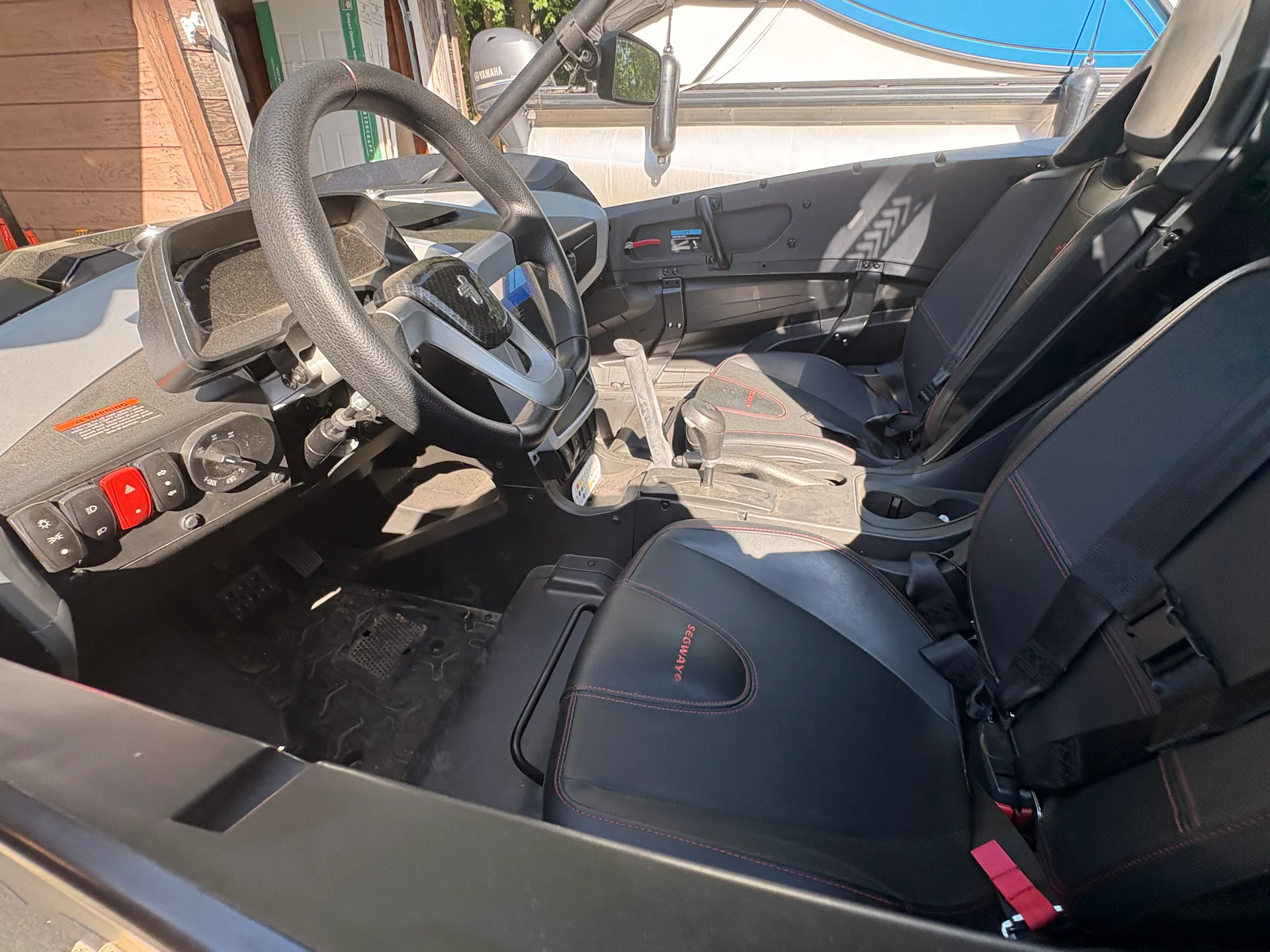 2024 Segway Villain steering wheel