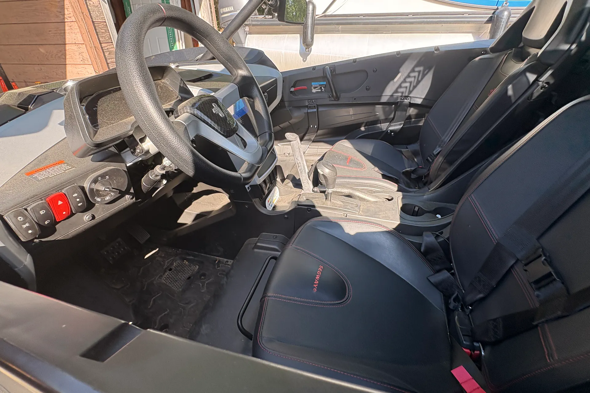 2024 Segway Villain steering wheel