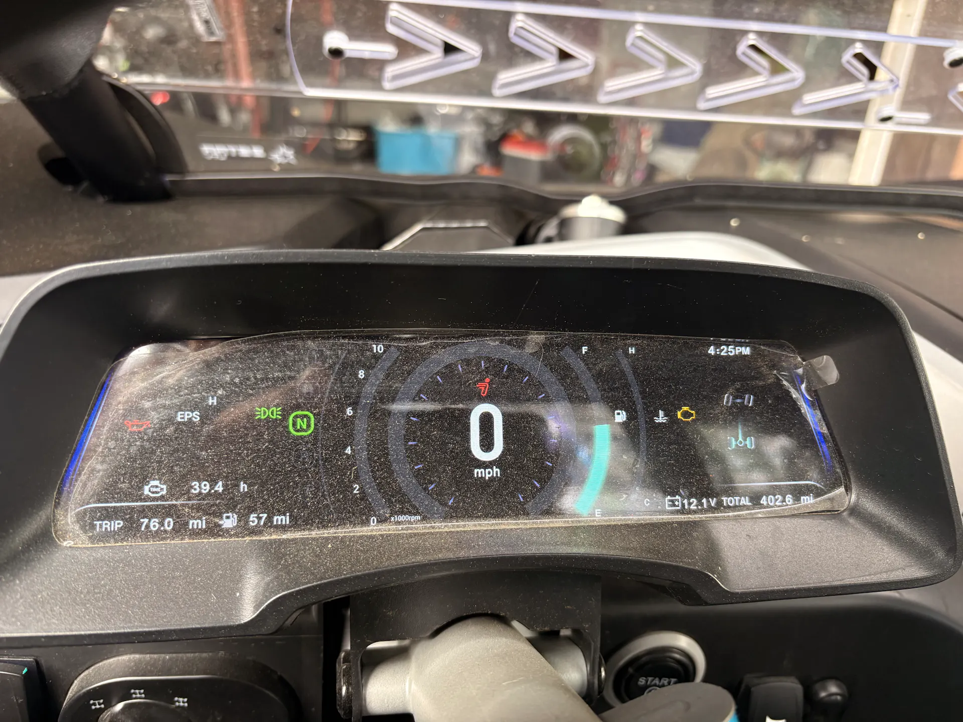 2024 Segway Villain odometer