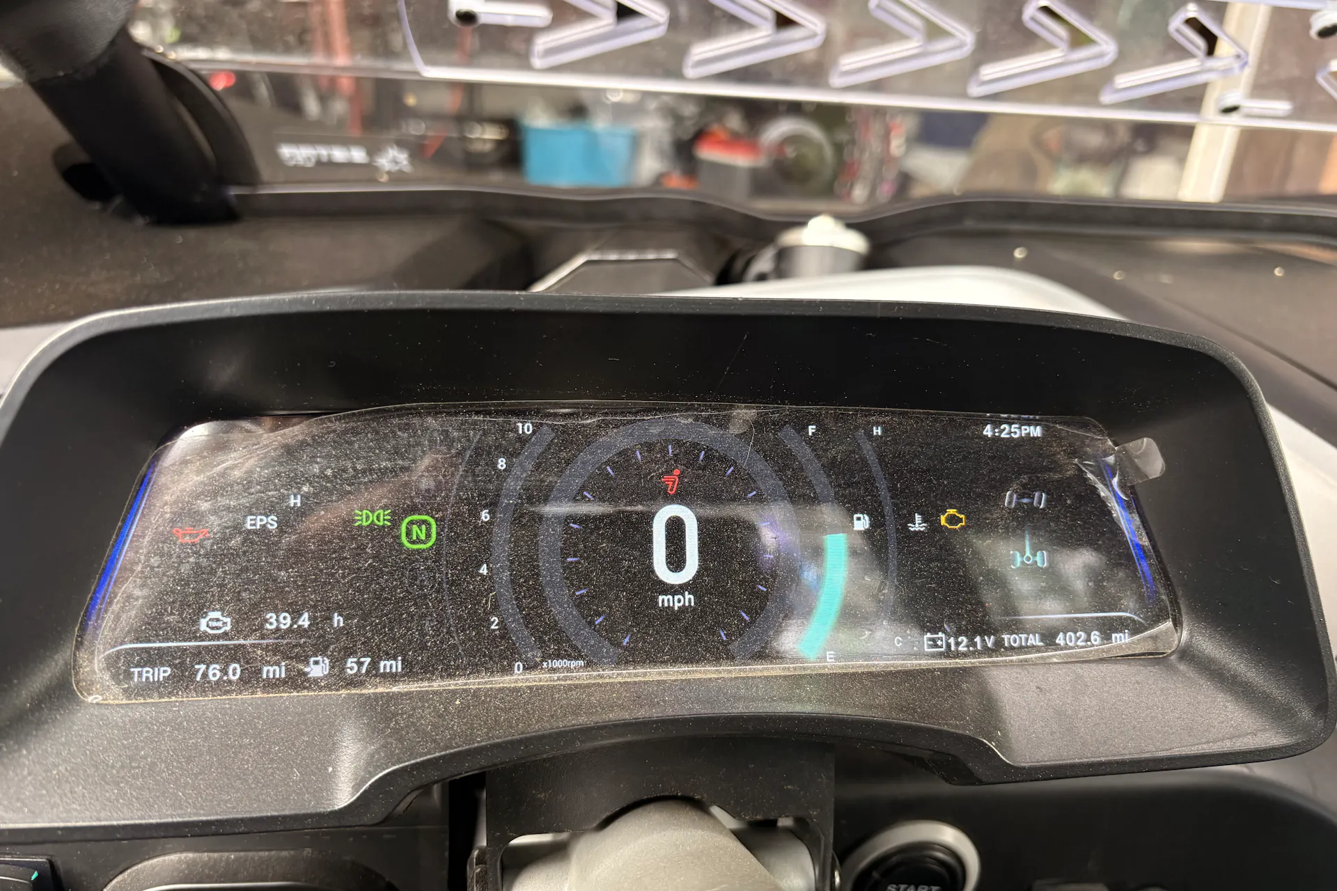 2024 Segway Villain odometer