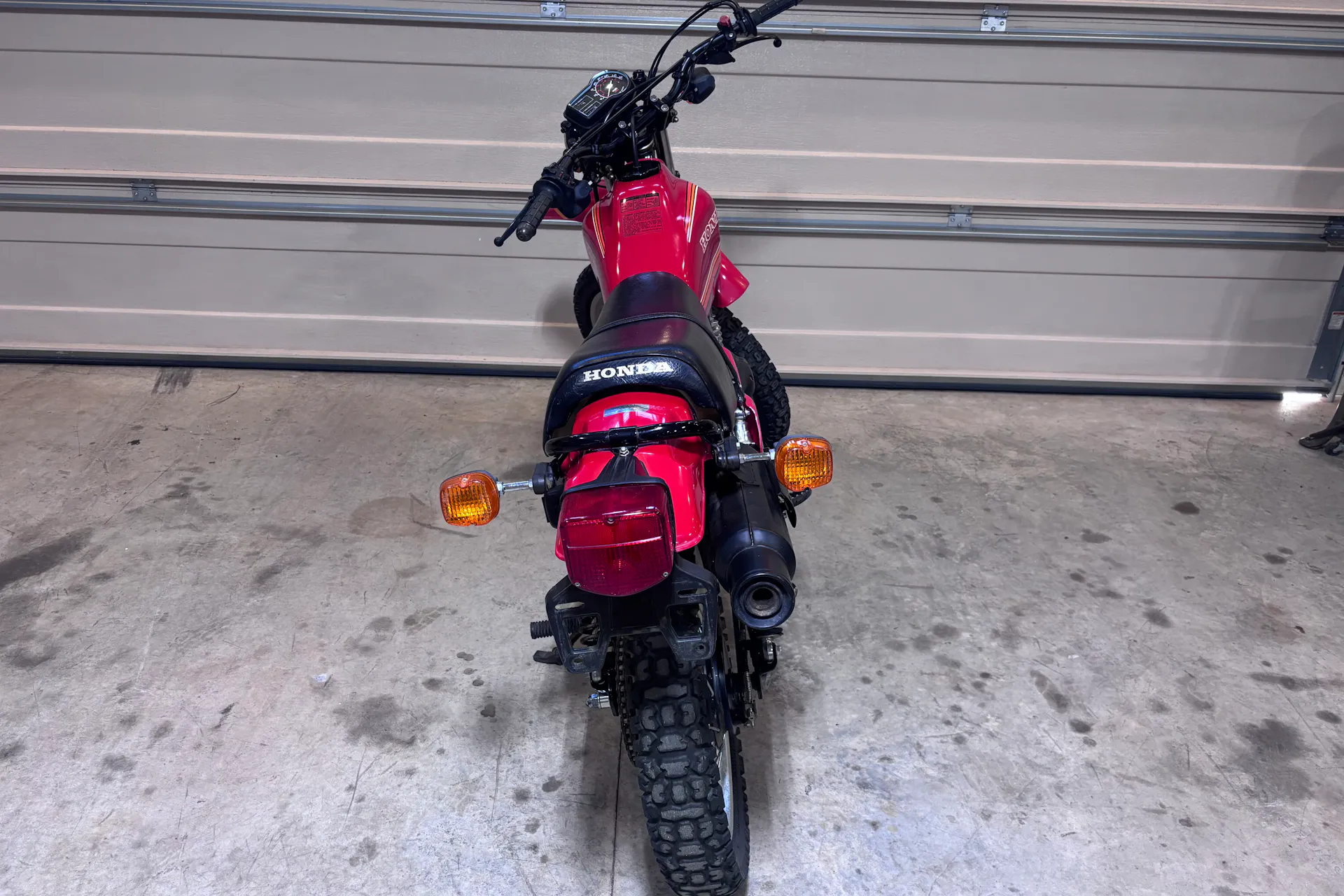 1980 Honda XL500S rear