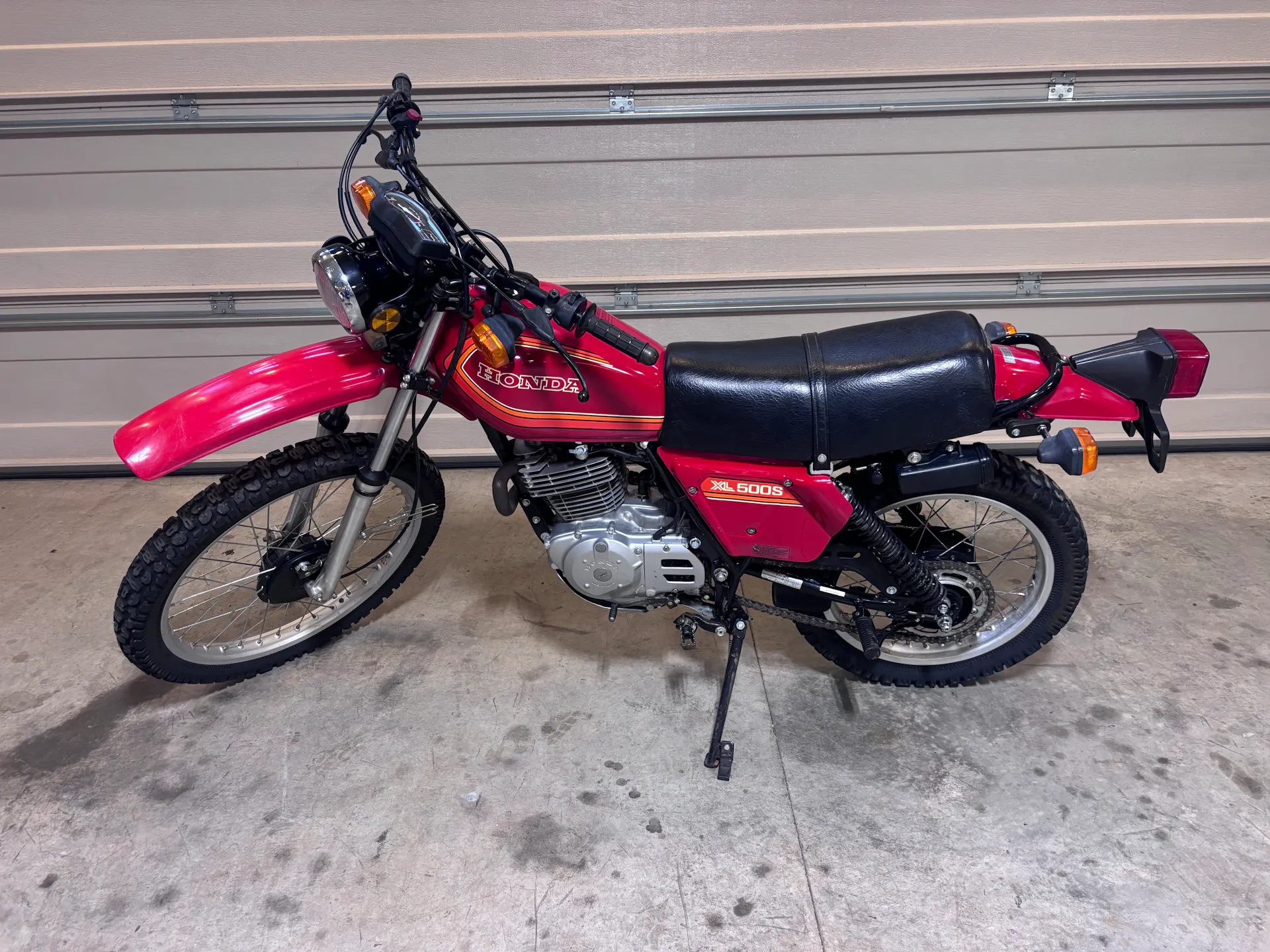 1980 Honda XL500S left side
