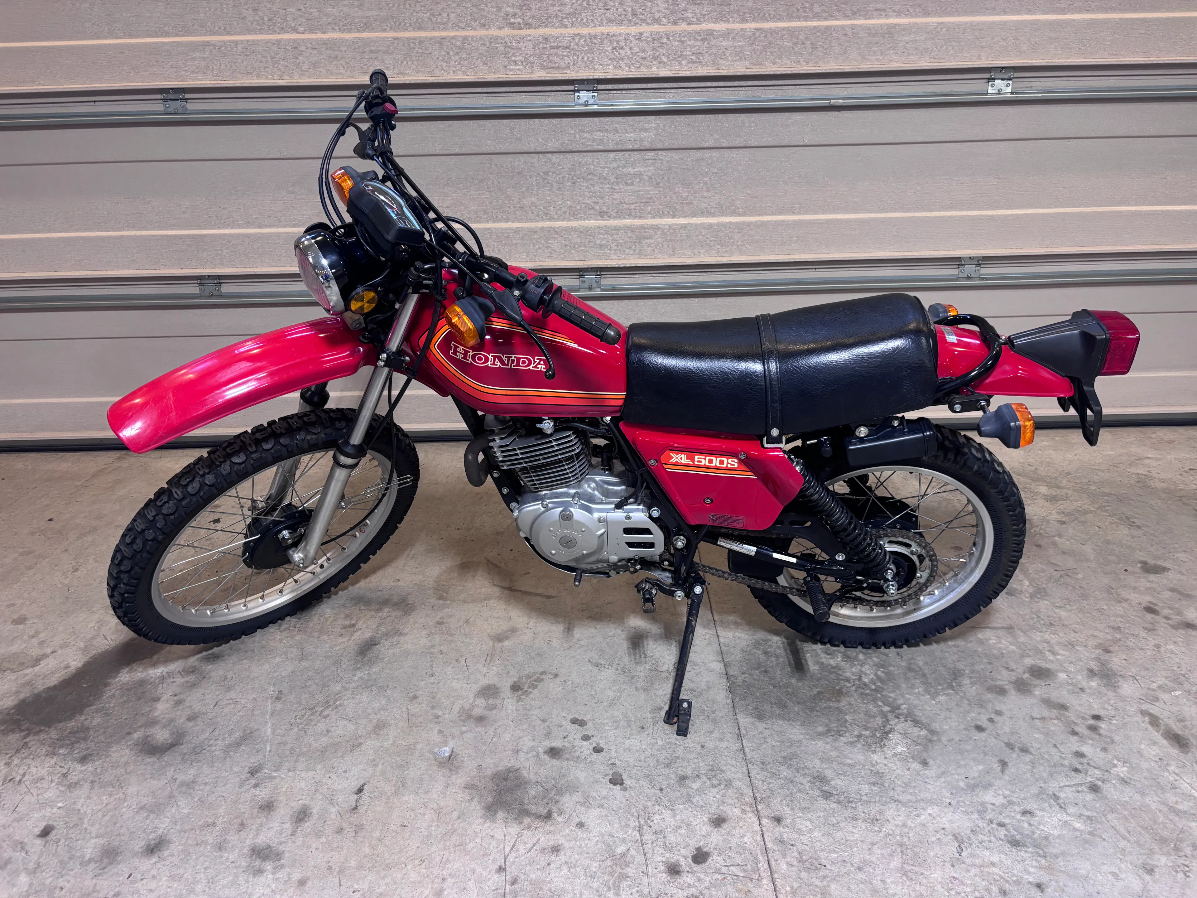 1980 Honda XL500S left side