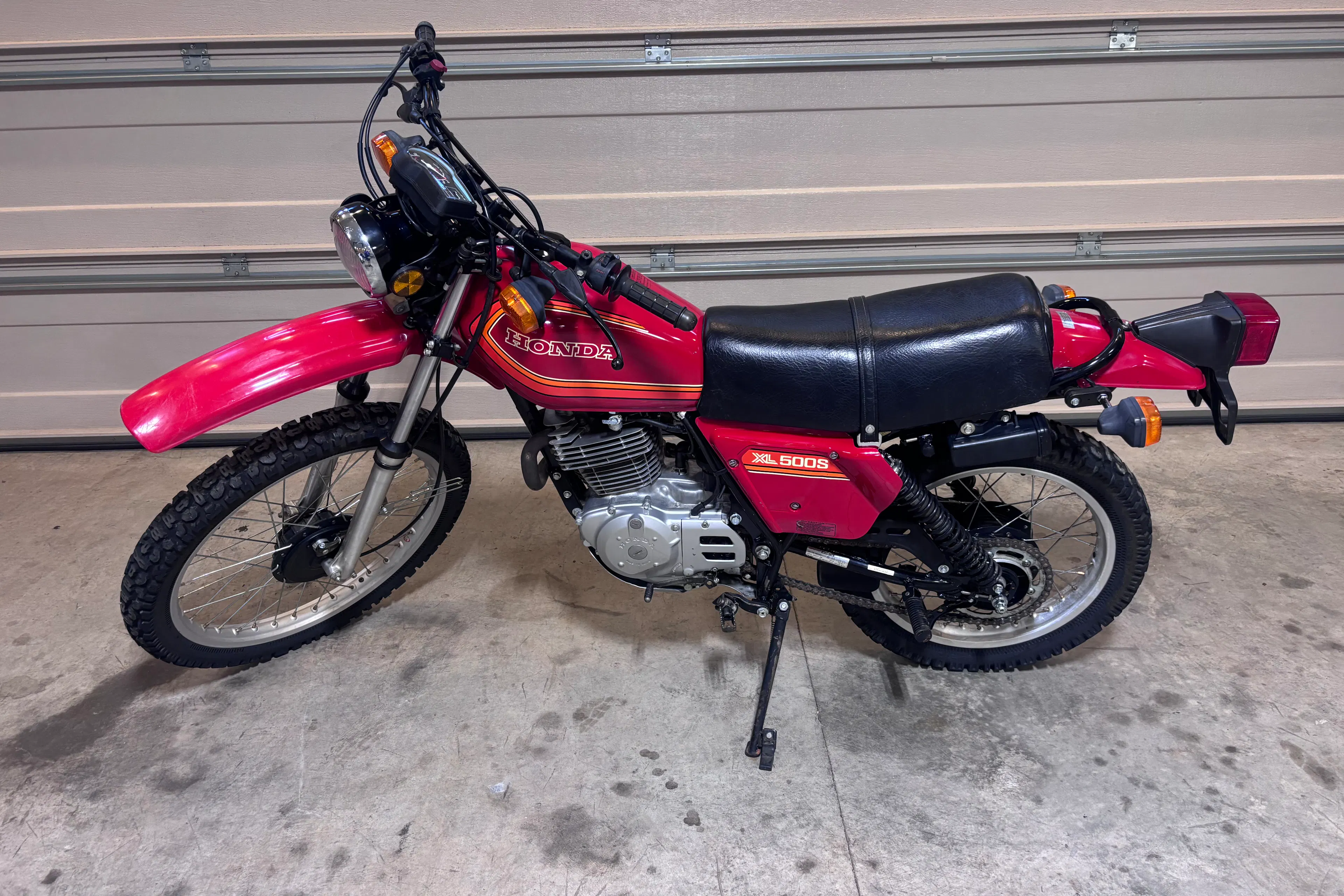 1980 Honda XL500S left side