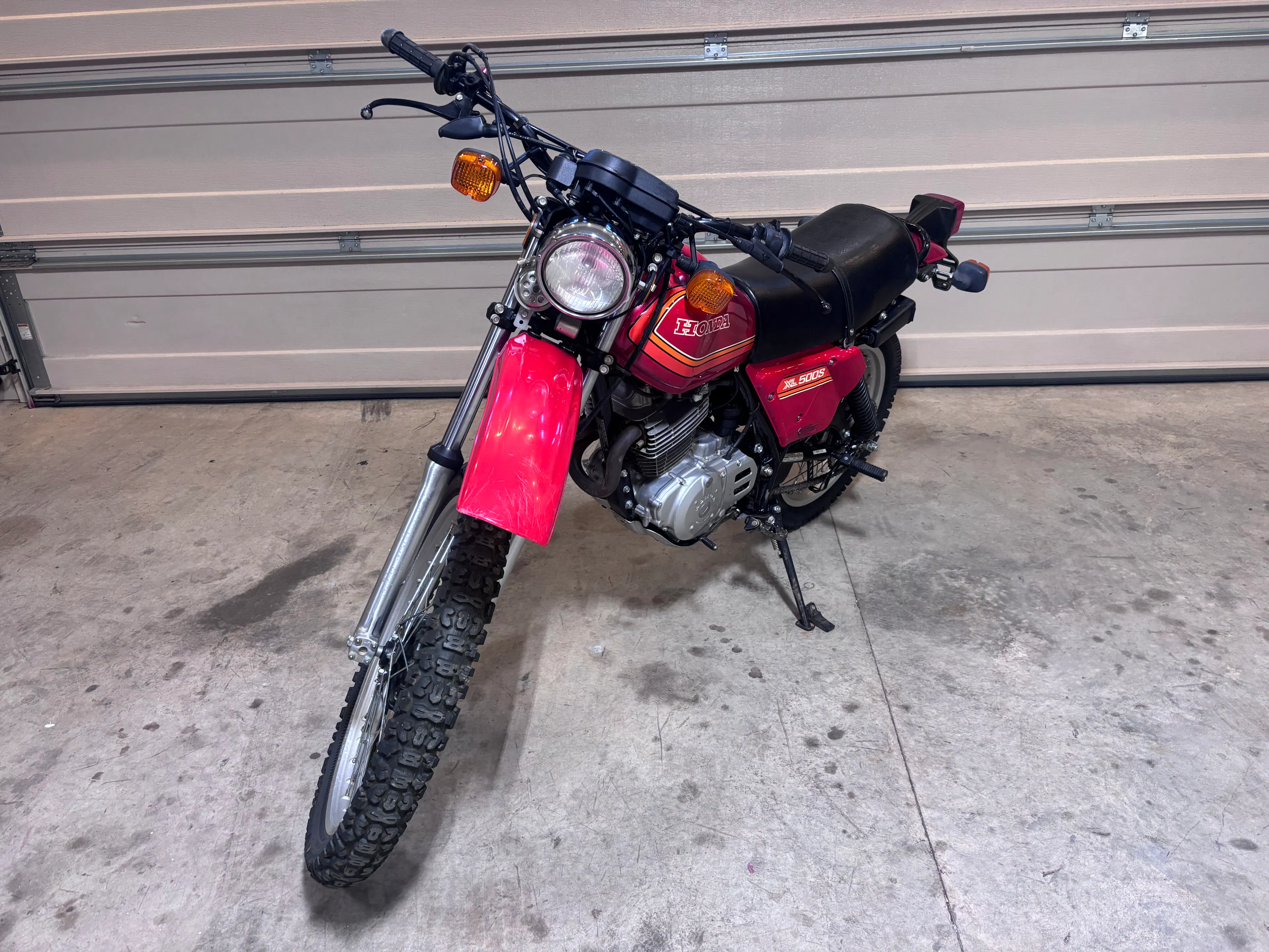 1980 Honda XL500S left front 3/4