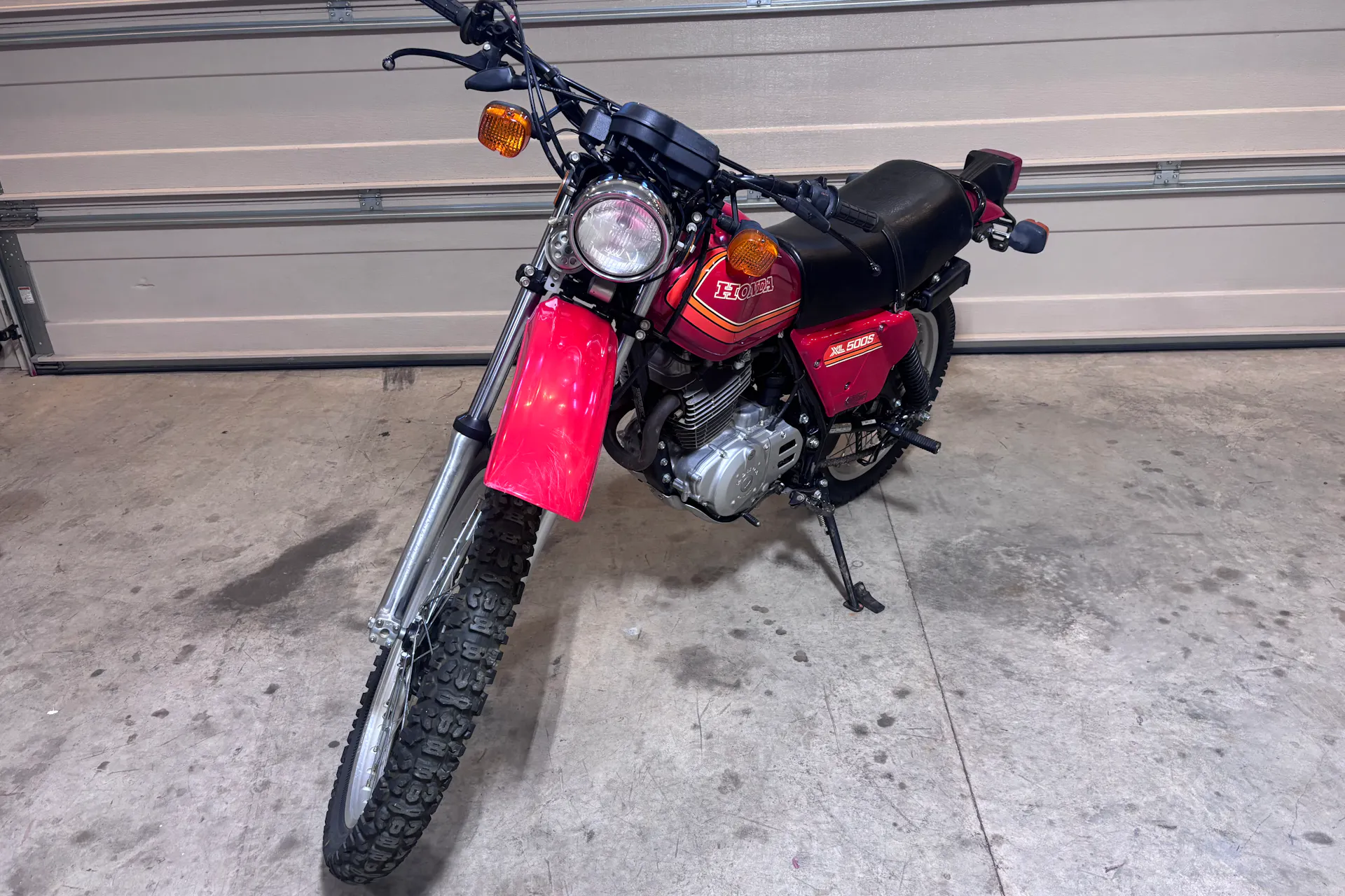 1980 Honda XL500S left front 3/4