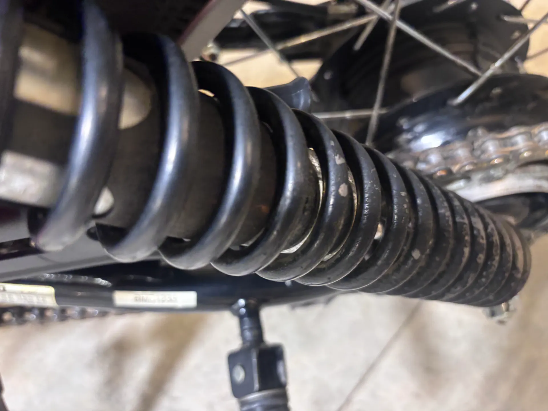 1980 Honda XL500S shock 