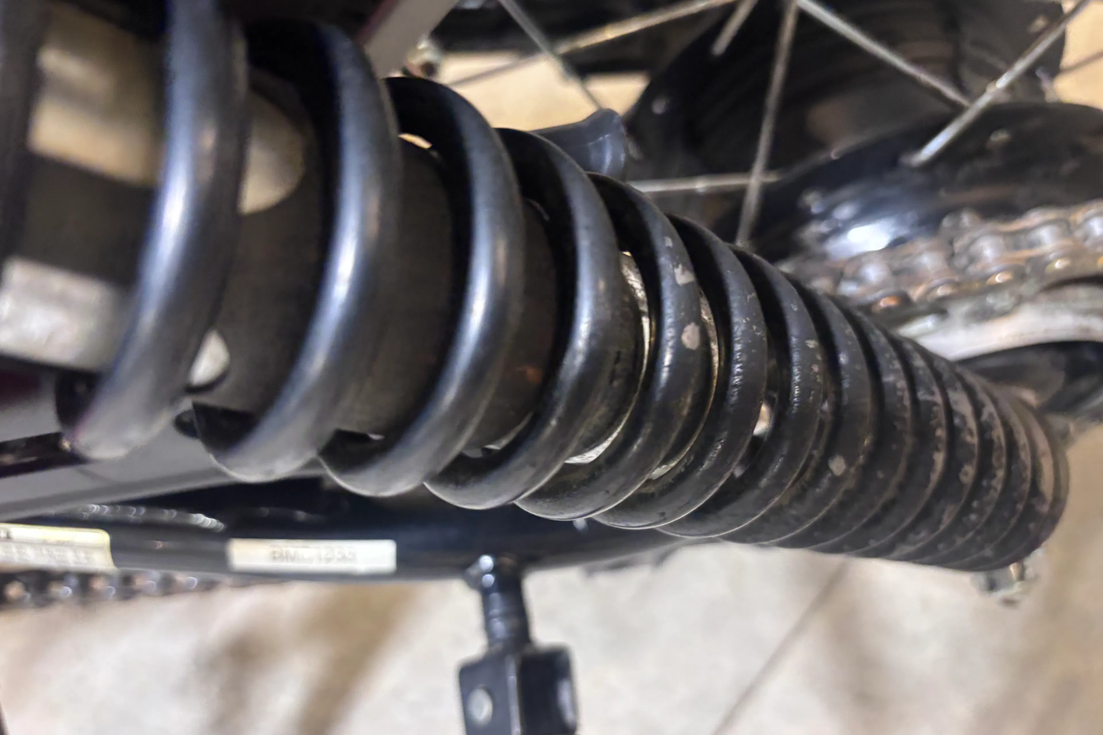 1980 Honda XL500S shock