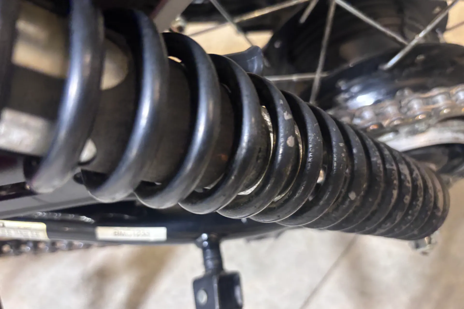 1980 Honda XL500S shock