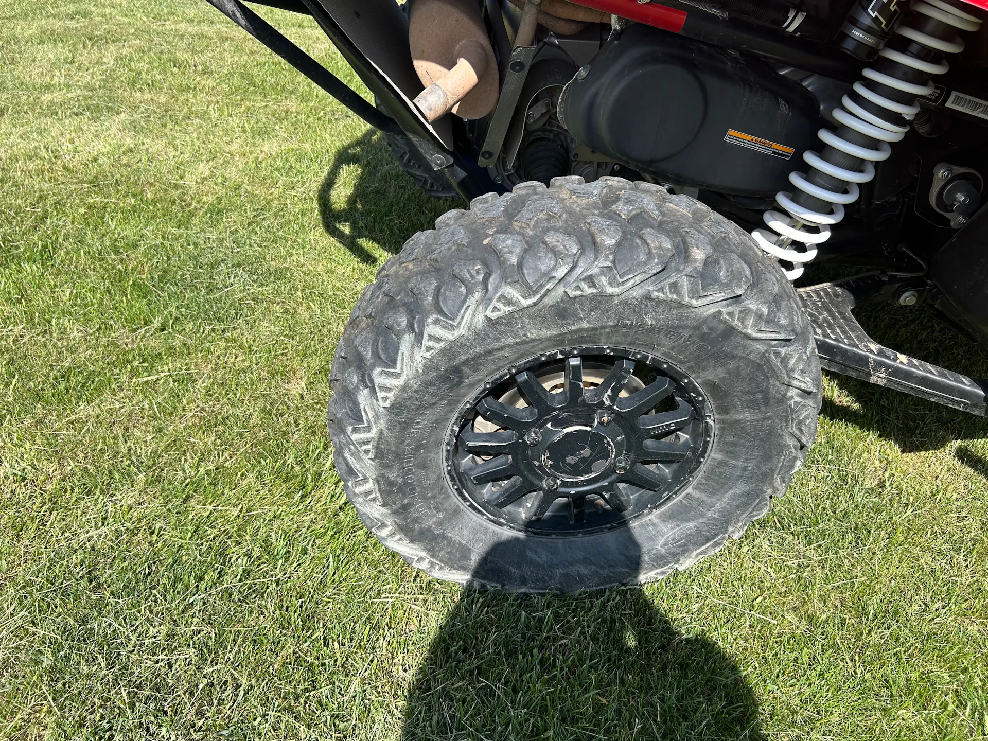2021 Arctic Cat WildCat XX passenger rear tire