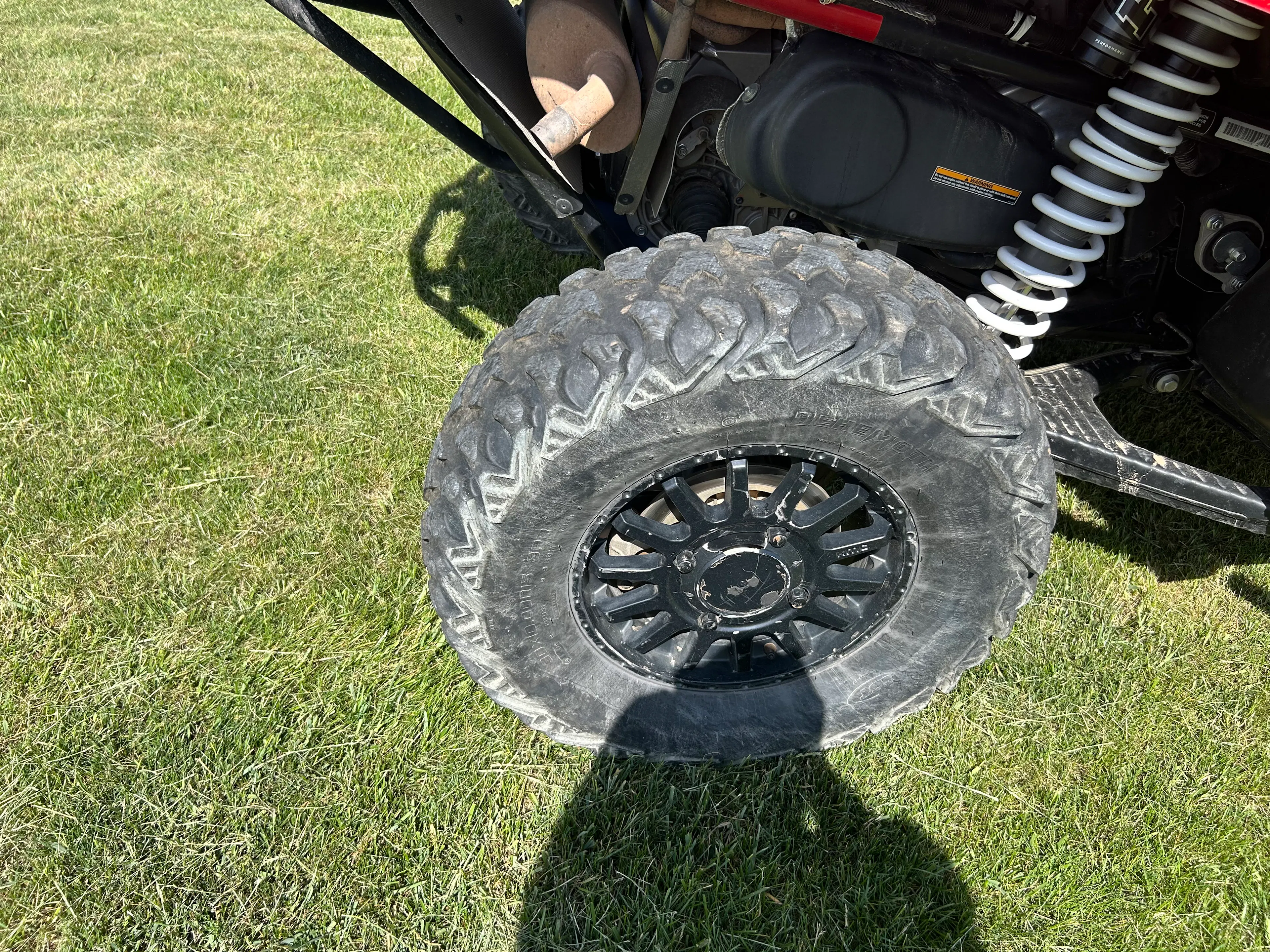 2021 Arctic Cat WildCat XX passenger rear tire