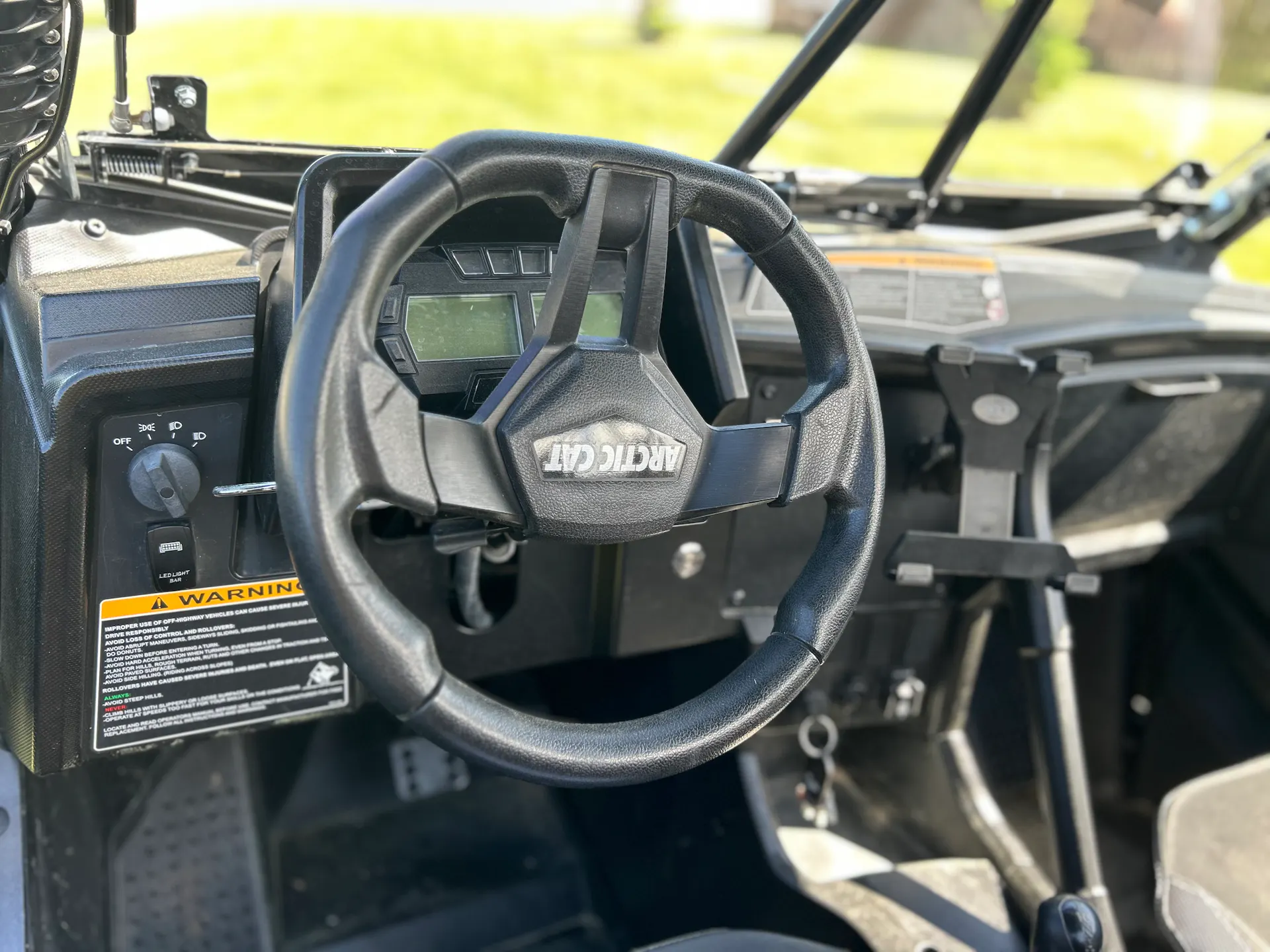 2021 Arctic Cat WildCat XX steering wheel