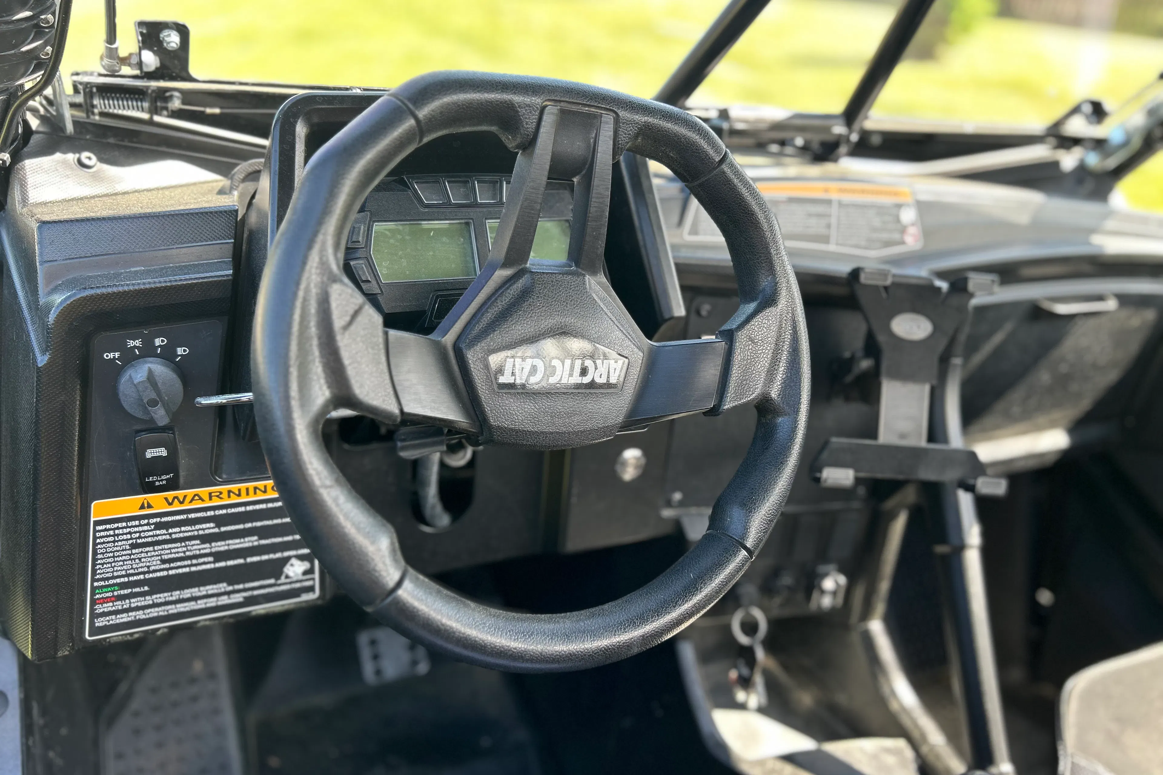 2021 Arctic Cat WildCat XX steering wheel