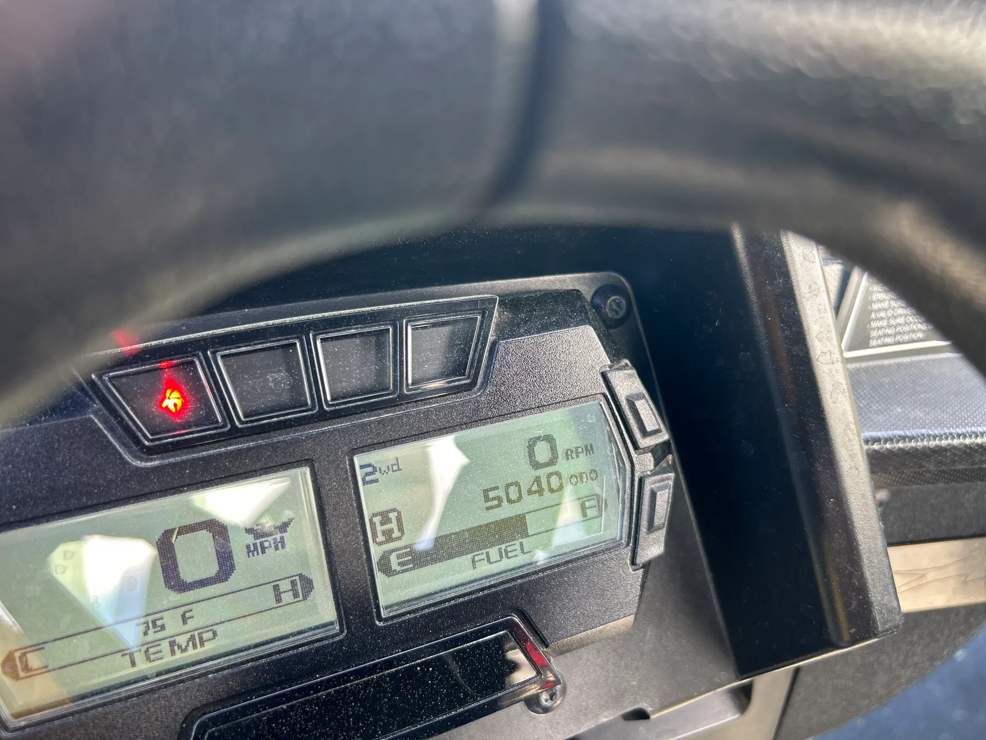 2021 Arctic Cat WildCat XX gauges