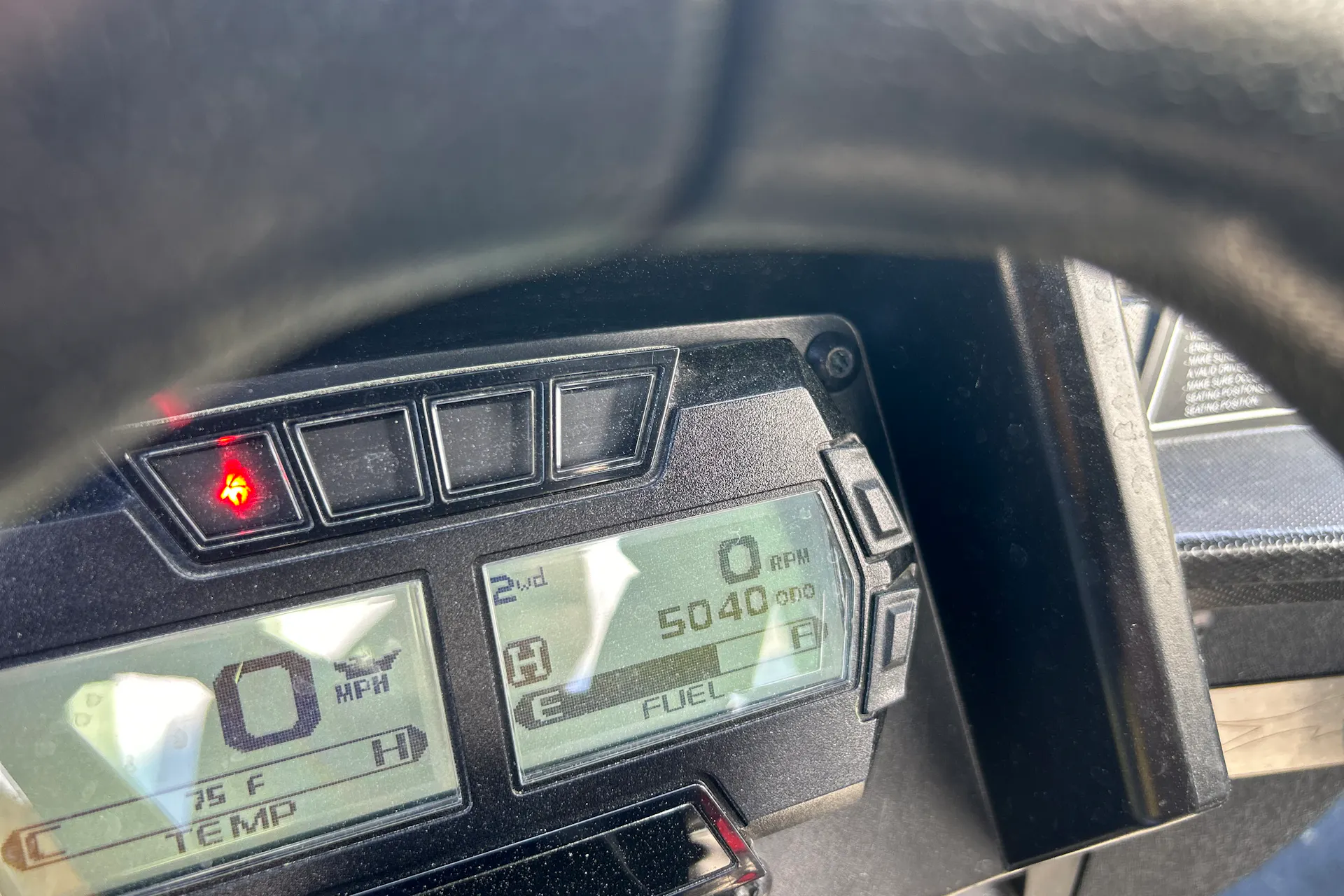 2021 Arctic Cat WildCat XX gauges