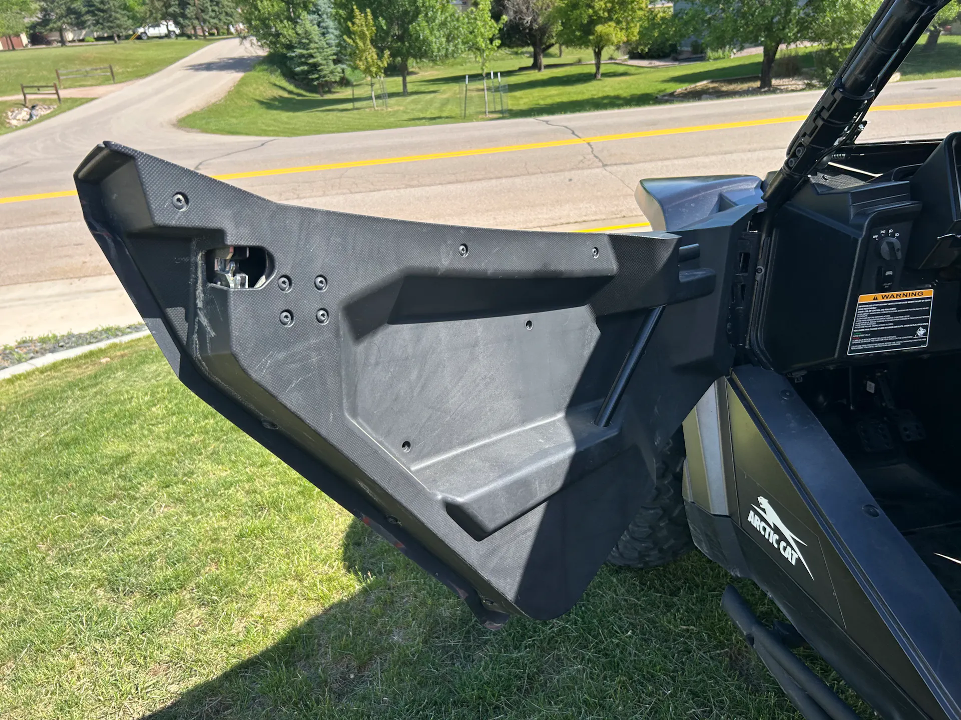 2021 Arctic Cat WildCat XX driver door open