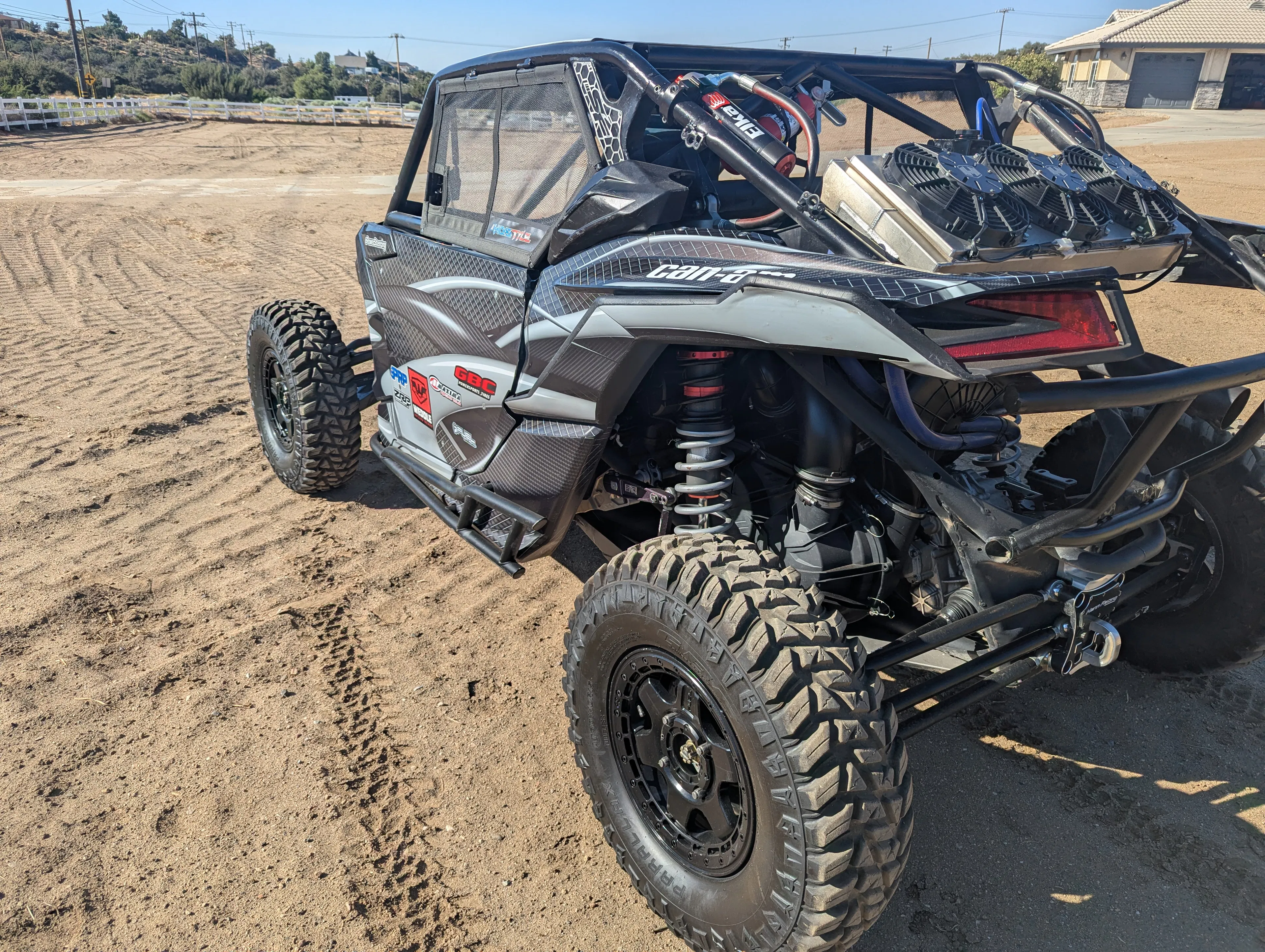 2023 Can-Am Maverick X3 X RS Turbo RR Race Car rear driver 3/4