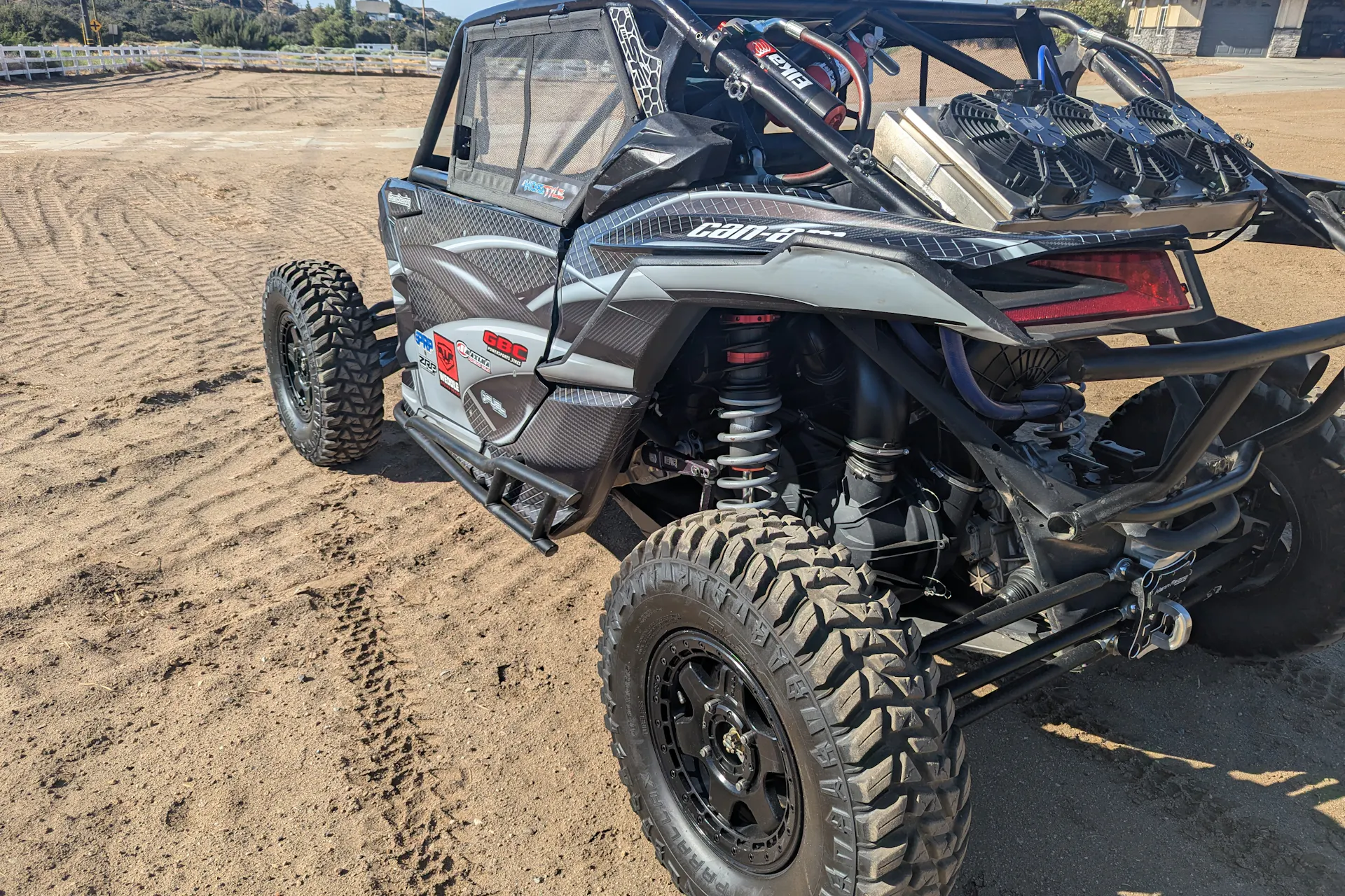 2023 Can-Am Maverick X3 X RS Turbo RR Race Car rear driver 3/4