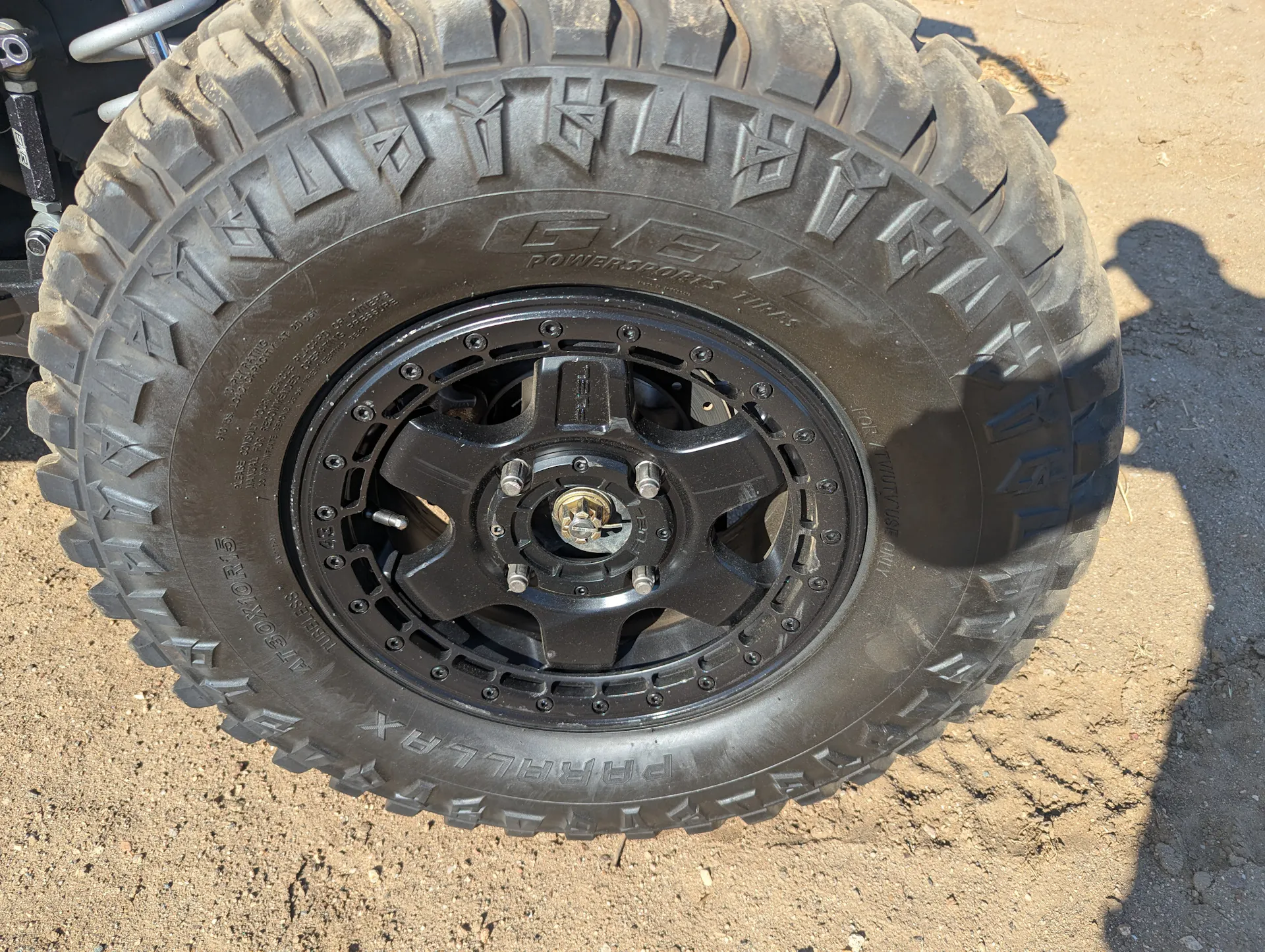 2023 Can-Am Maverick X3 X RS Turbo RR Race Car left rear tire