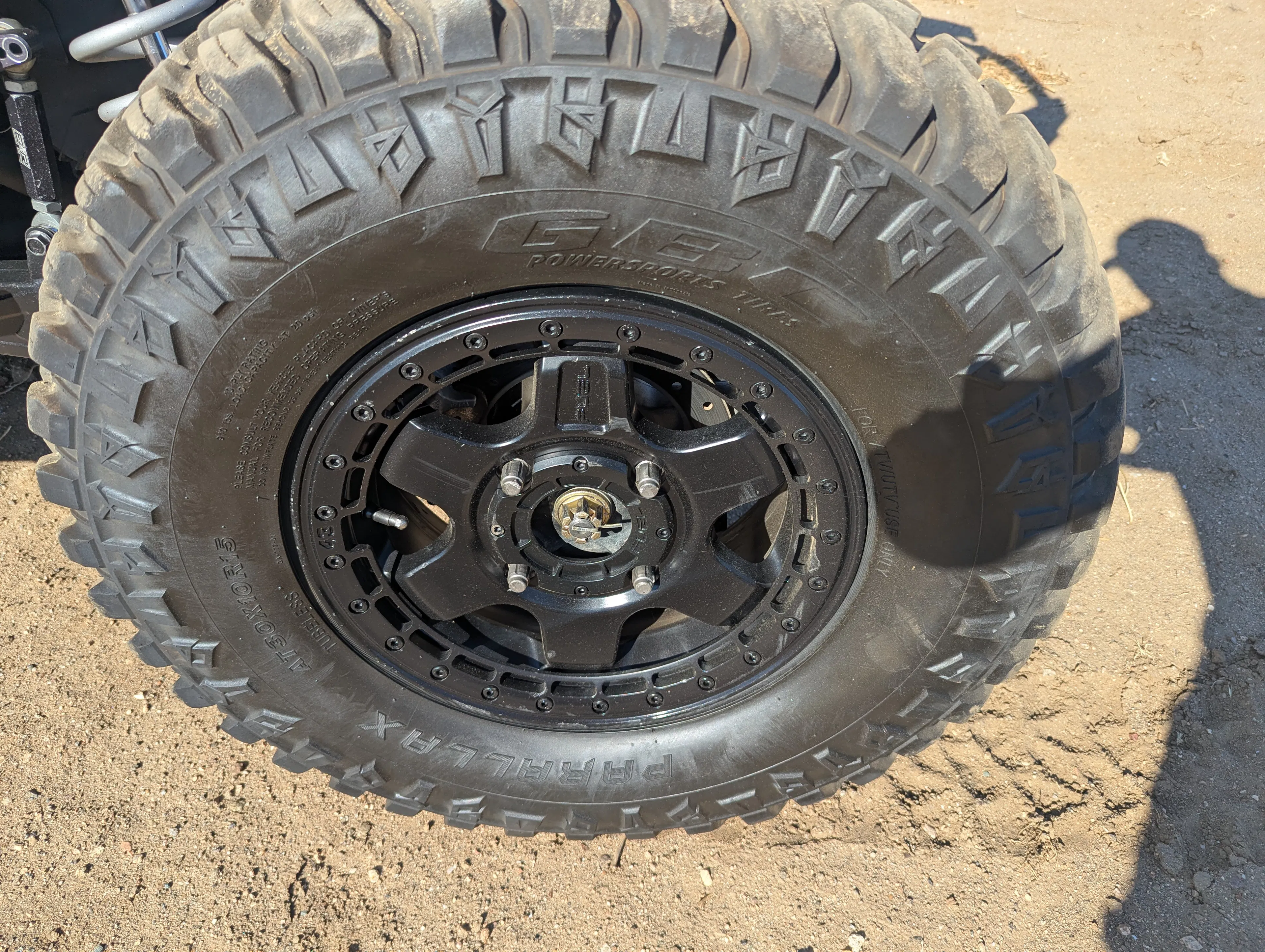 2023 Can-Am Maverick X3 X RS Turbo RR Race Car left rear tire