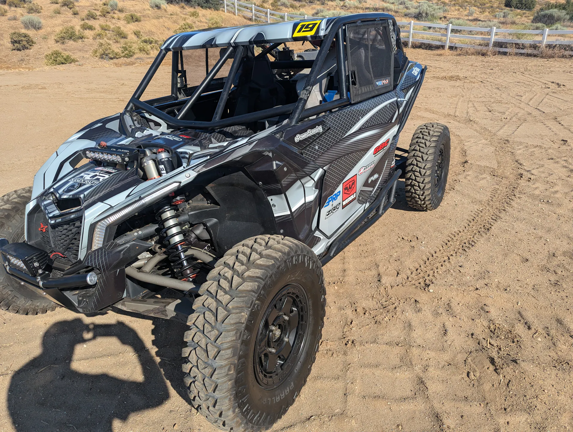 2023 Can-Am Maverick X3 X RS Turbo RR Race Car front 3/4
