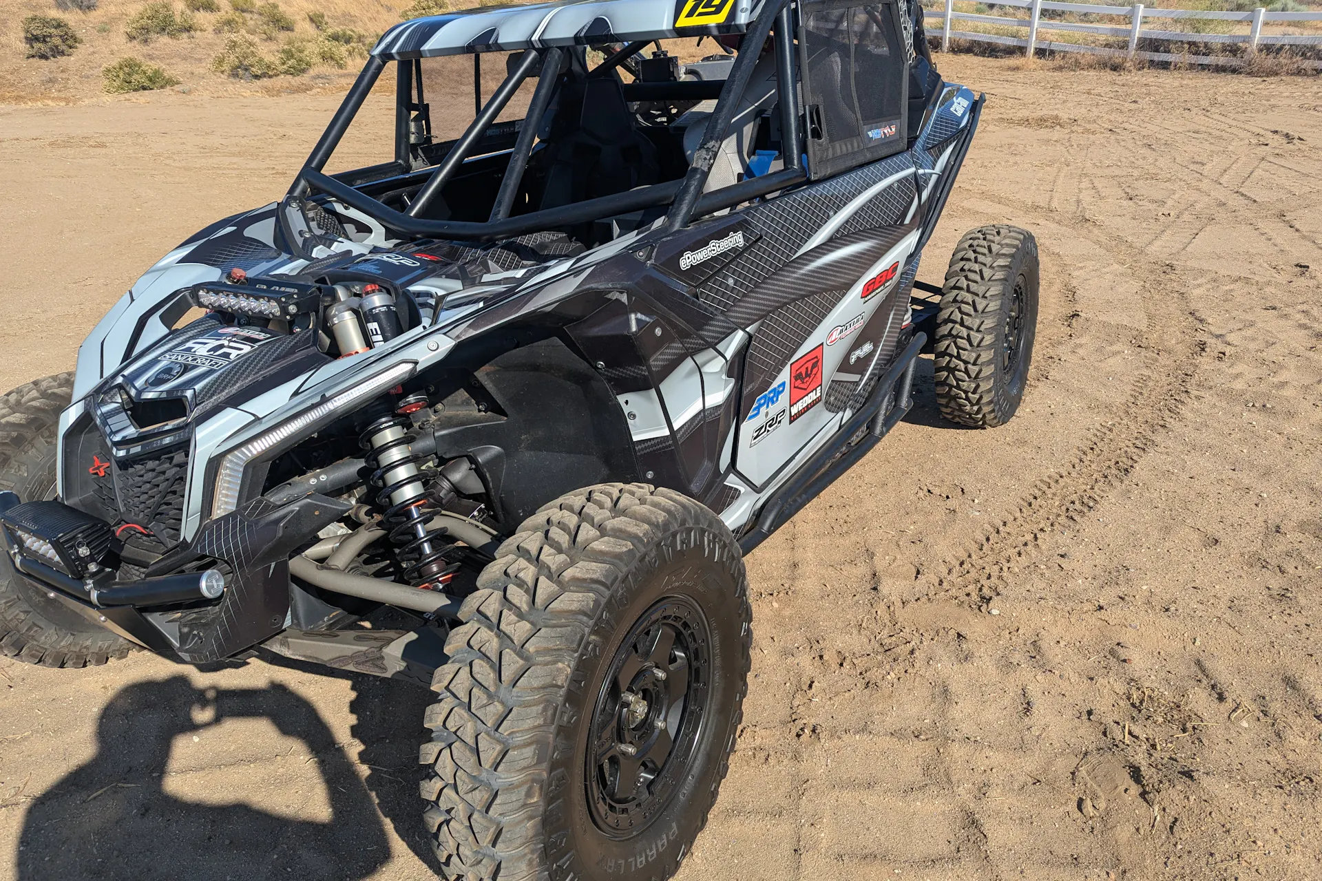 2023 Can-Am Maverick X3 X RS Turbo RR Race Car front 3/4