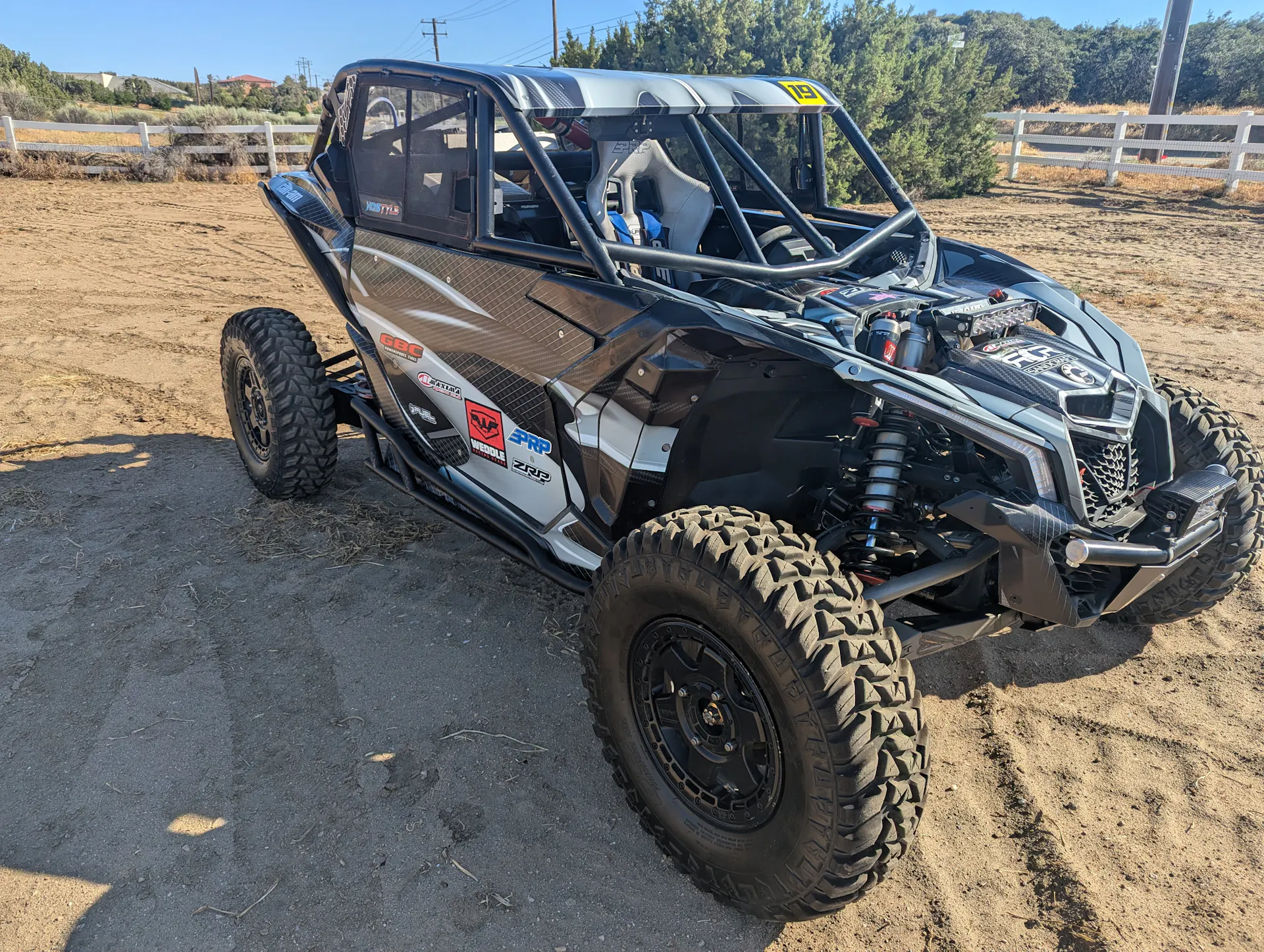 2023 Can-Am Maverick X3 X RS Turbo RR Race Car right front 3/4