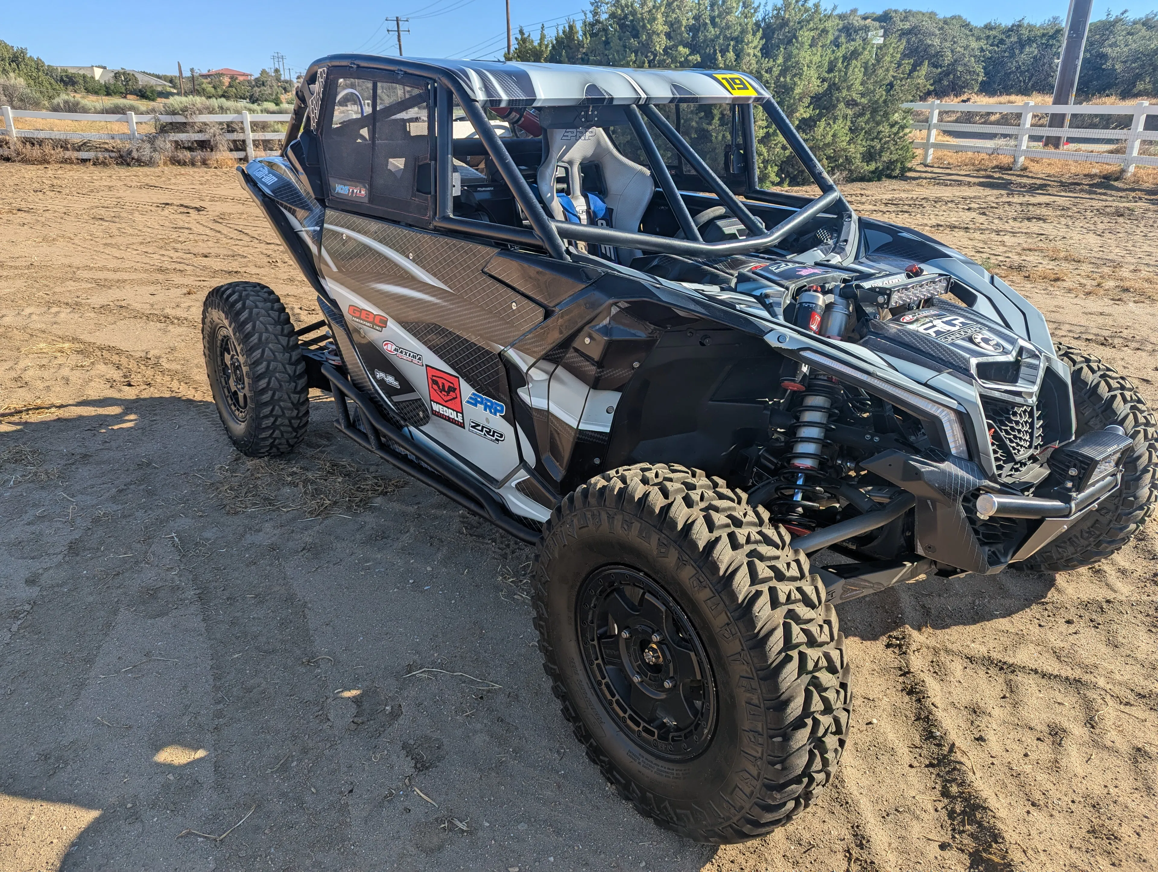 2023 Can-Am Maverick X3 X RS Turbo RR Race Car right front 3/4