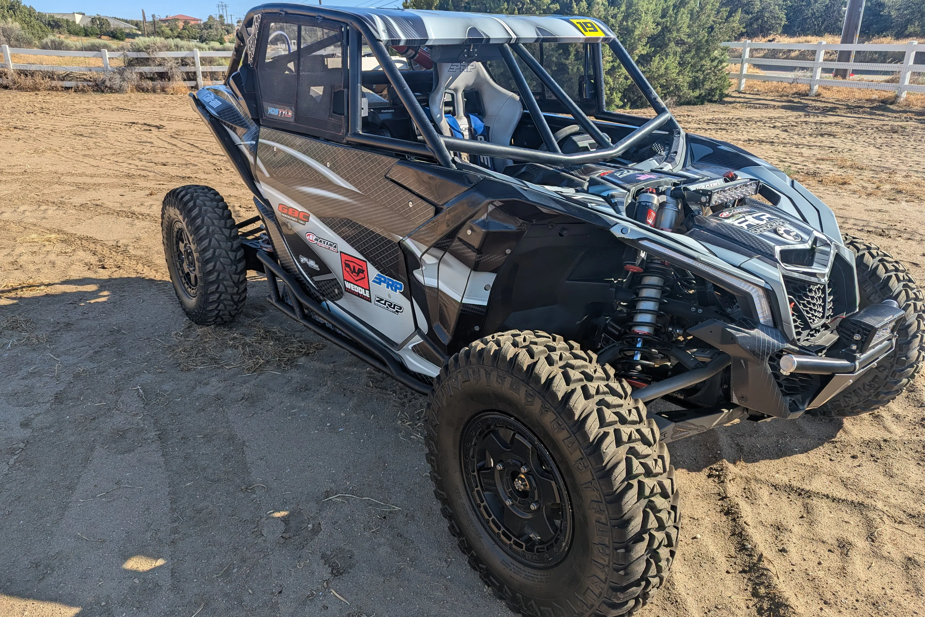 2023 Can-Am Maverick X3 X RS Turbo RR Race Car right front 3/4