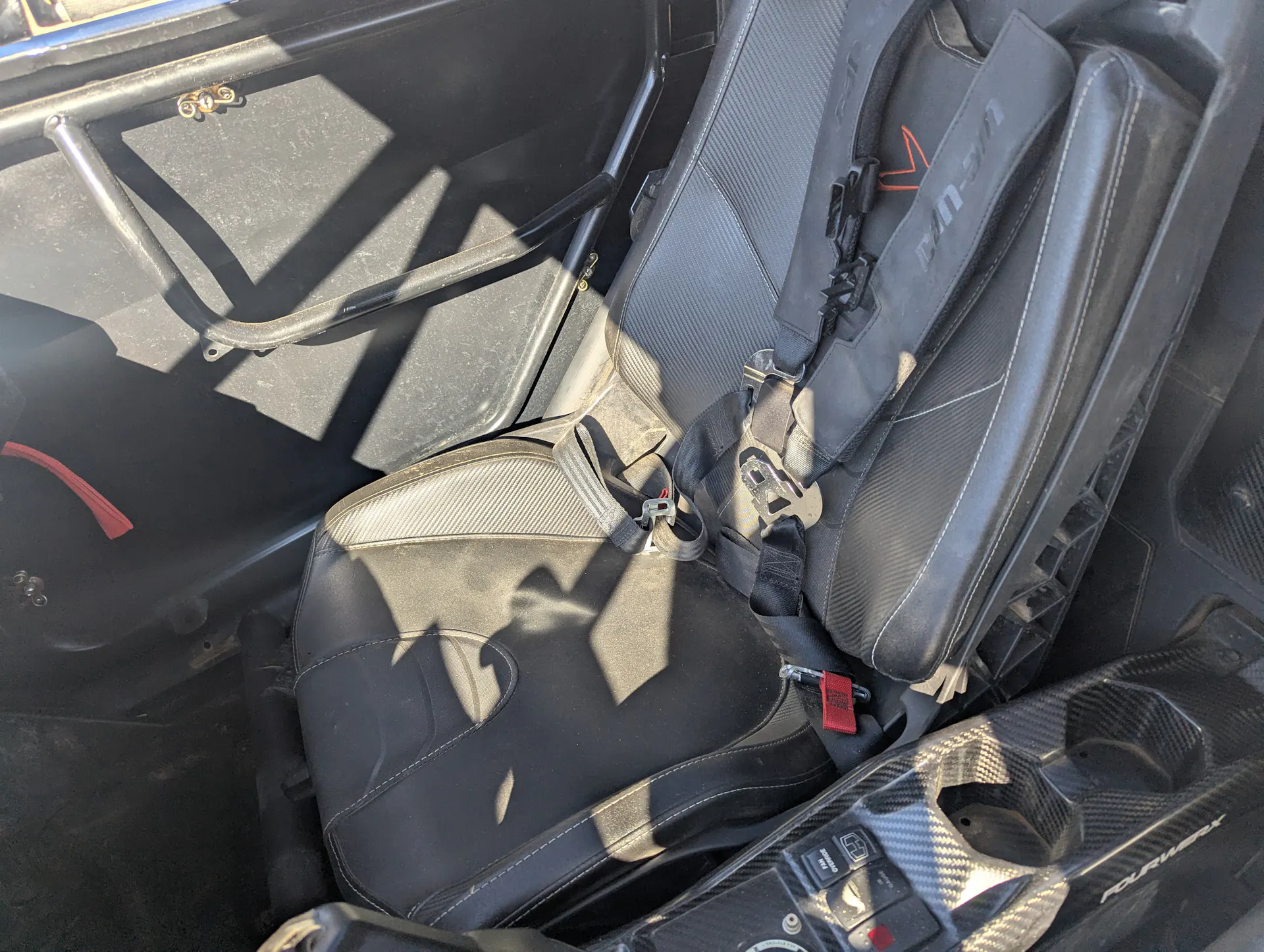 2023 Can-Am Maverick X3 X RS Turbo RR Race Car passenger seat
