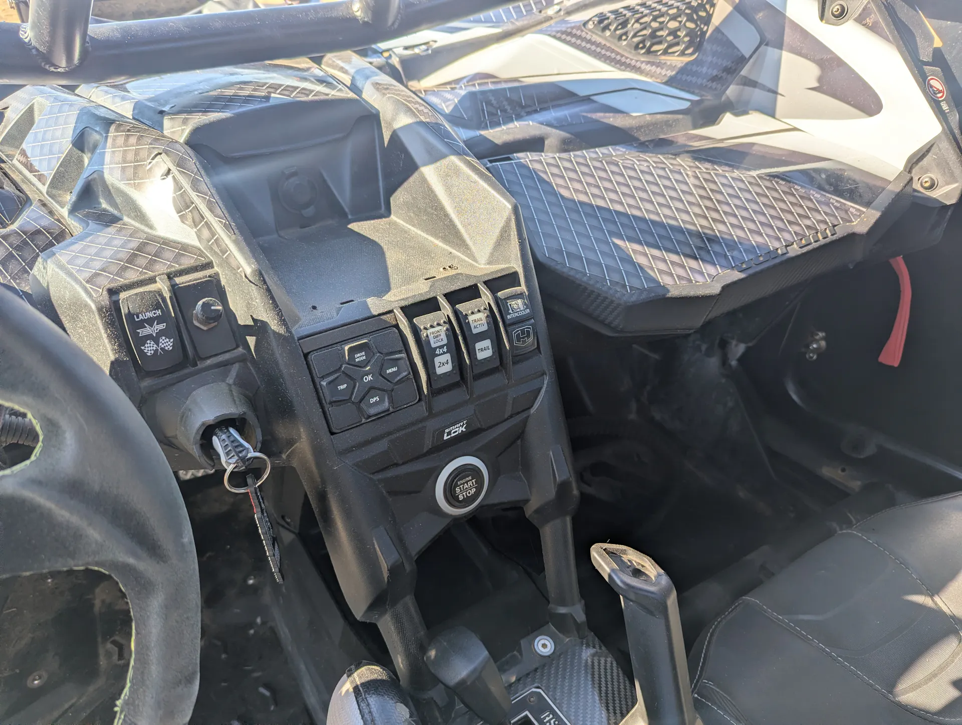 2023 Can-Am Maverick X3 X RS Turbo RR Race Car dash stack