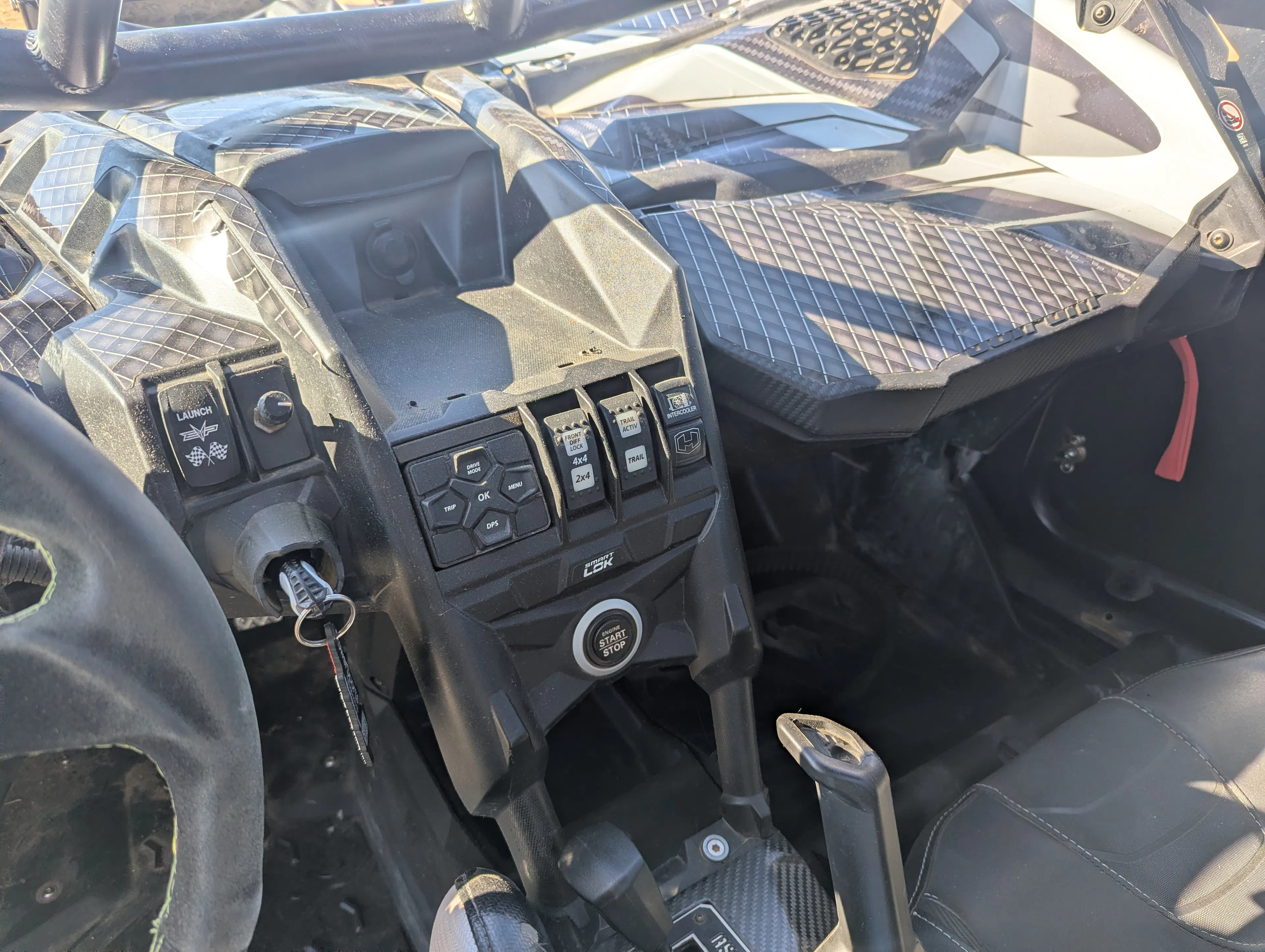 2023 Can-Am Maverick X3 X RS Turbo RR Race Car dash stack